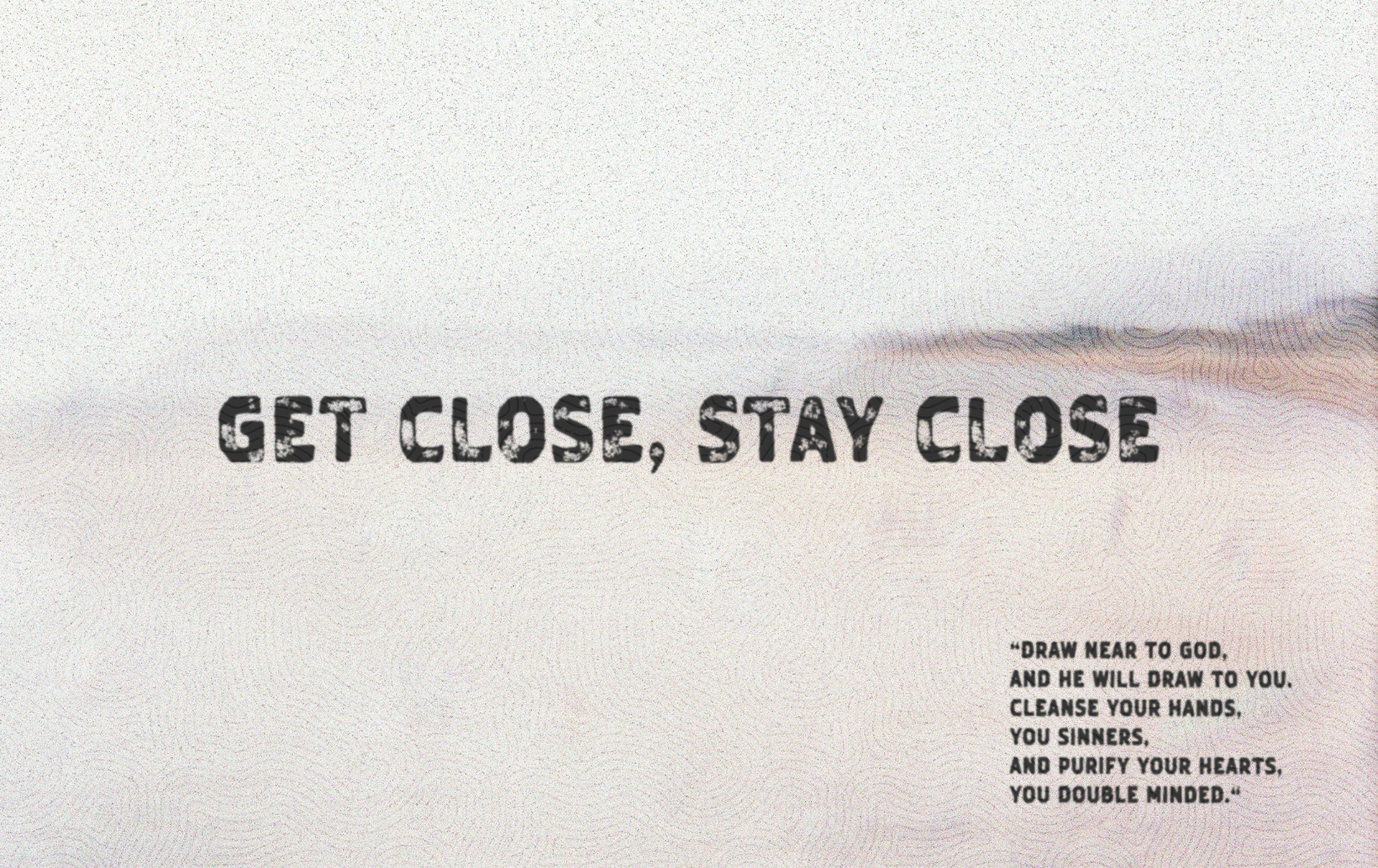 Drawing Near: The Call to Authentic Relationship with God