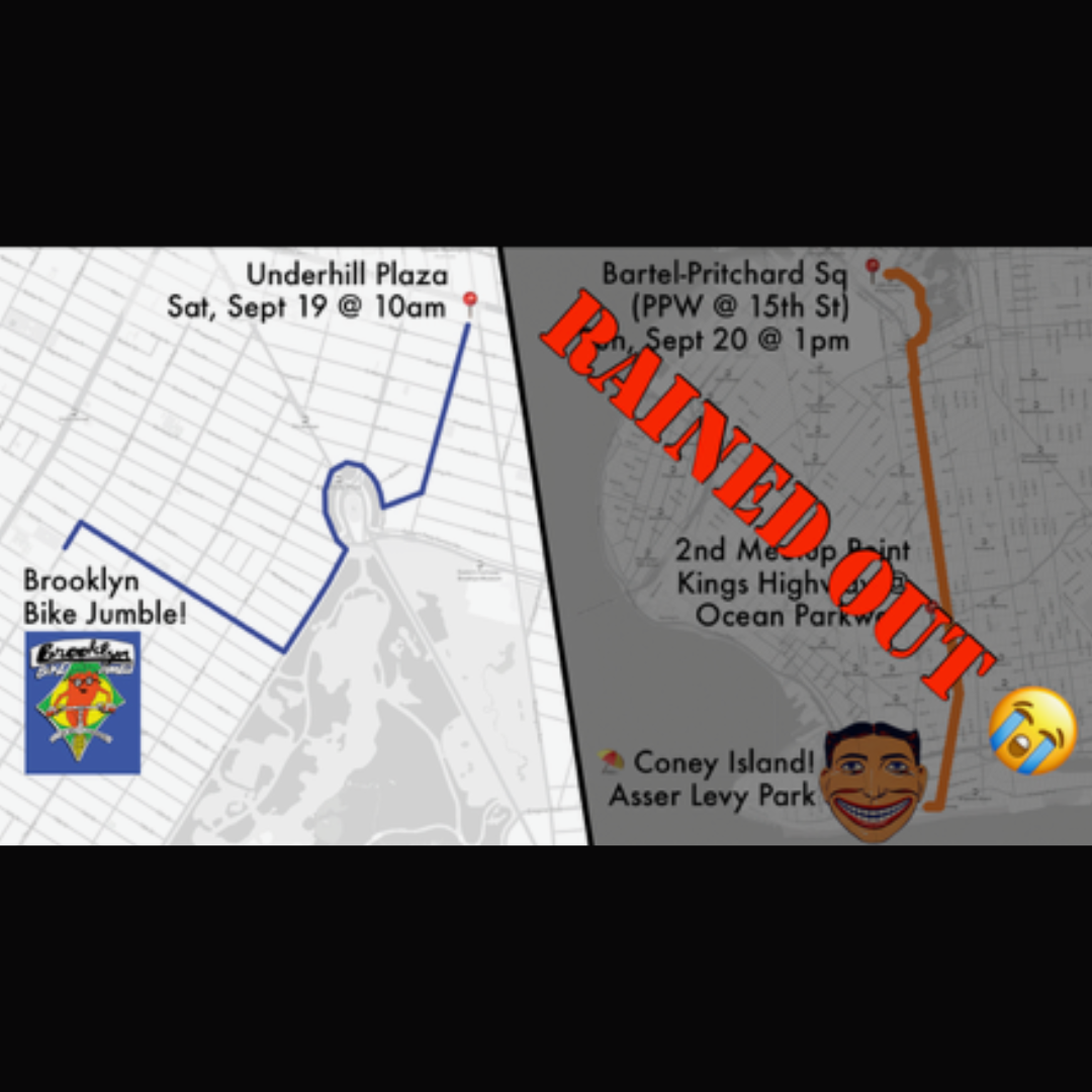 KiDiCAL MASSive Rides: The Brooklyn Bike Jumble (9/19) &amp; Coney Island (9/20)