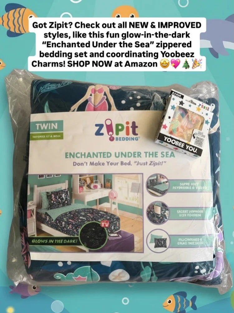 SHOP NOW at amazon.com/zipitbedding 🤩🎄💖🎉