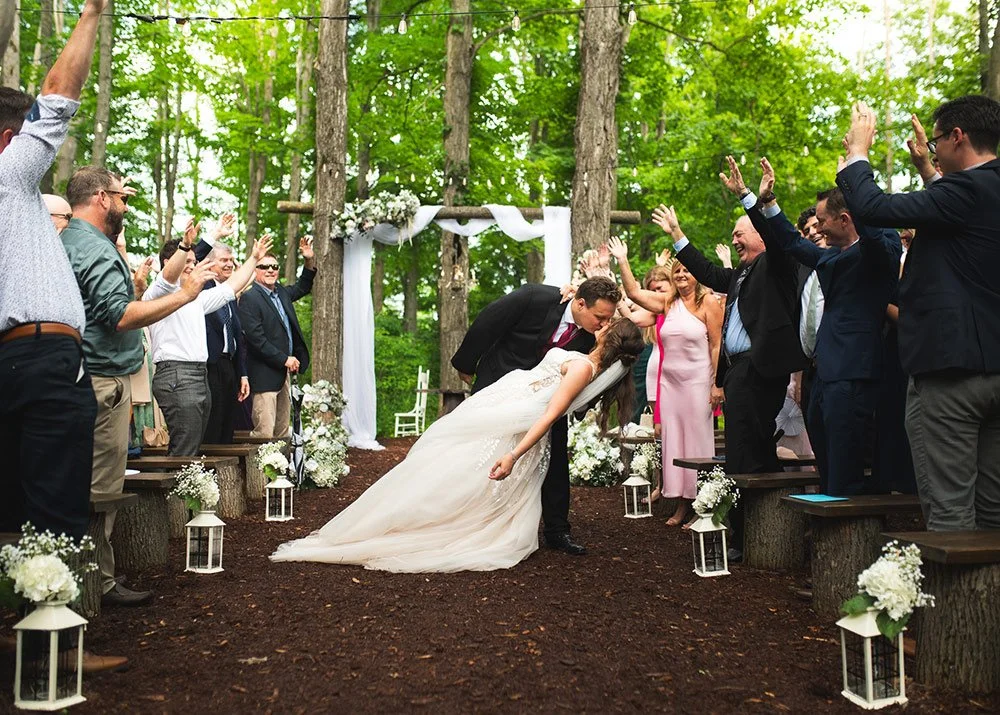 Northbrook Farm Forest Wedding Ceremony photo