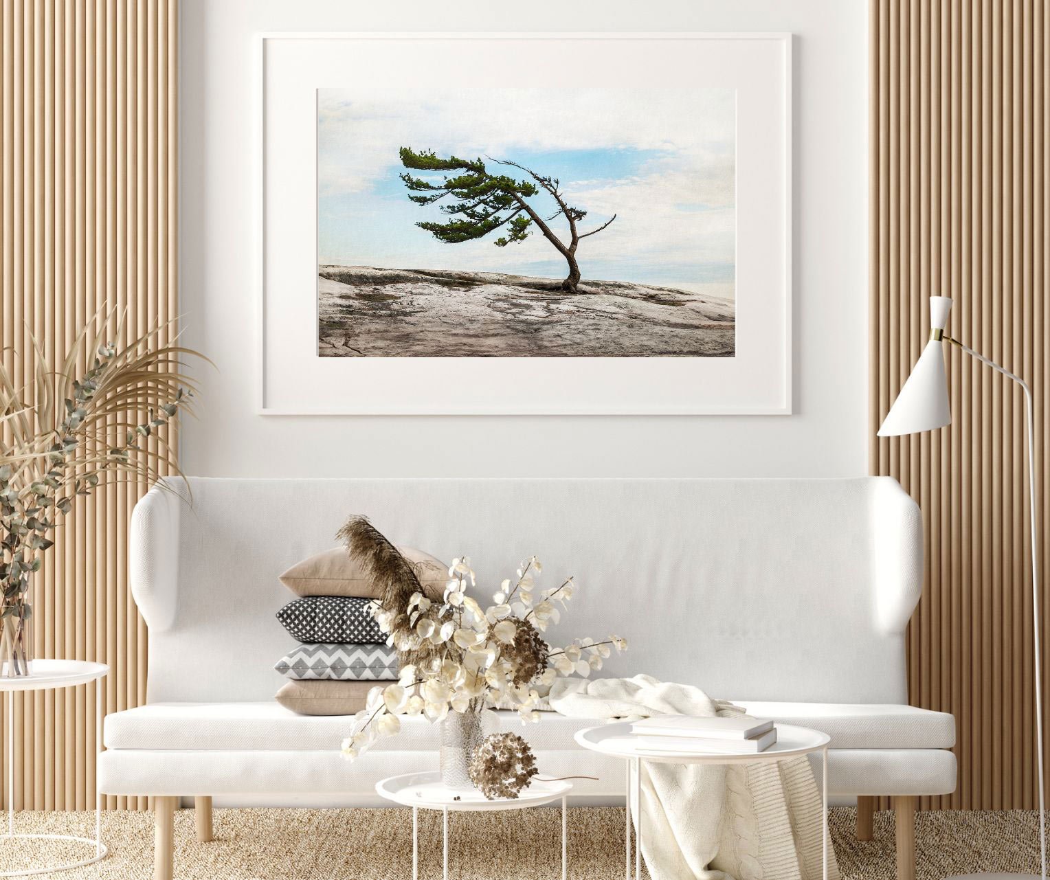 Windswept Pine Tree Wall Art