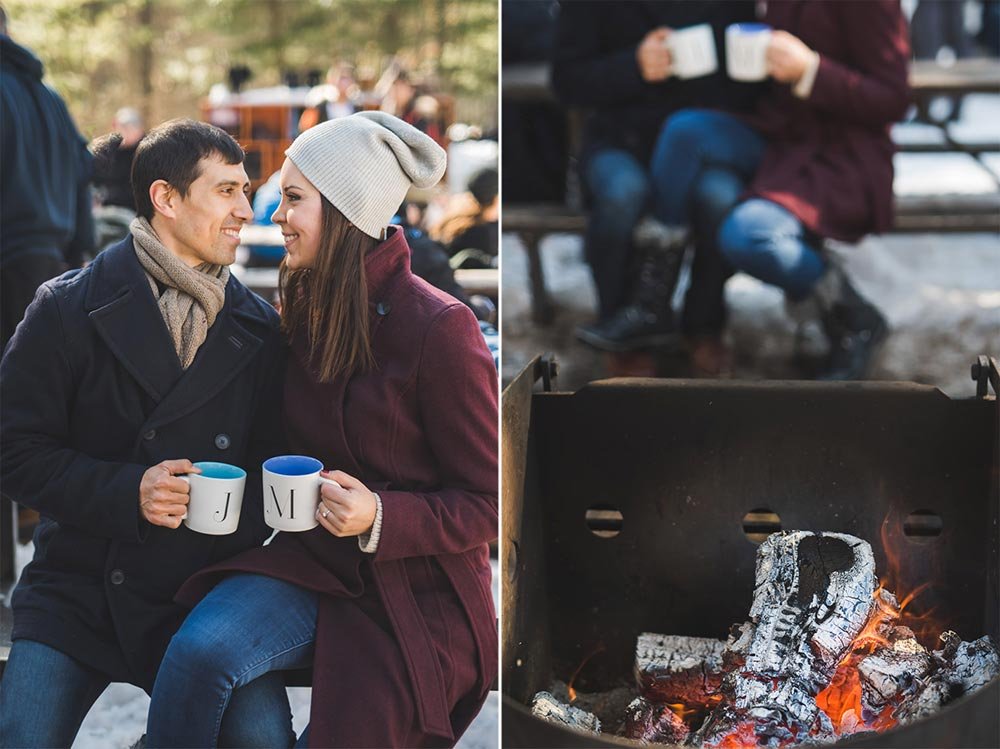 Ice Skating engagement photos