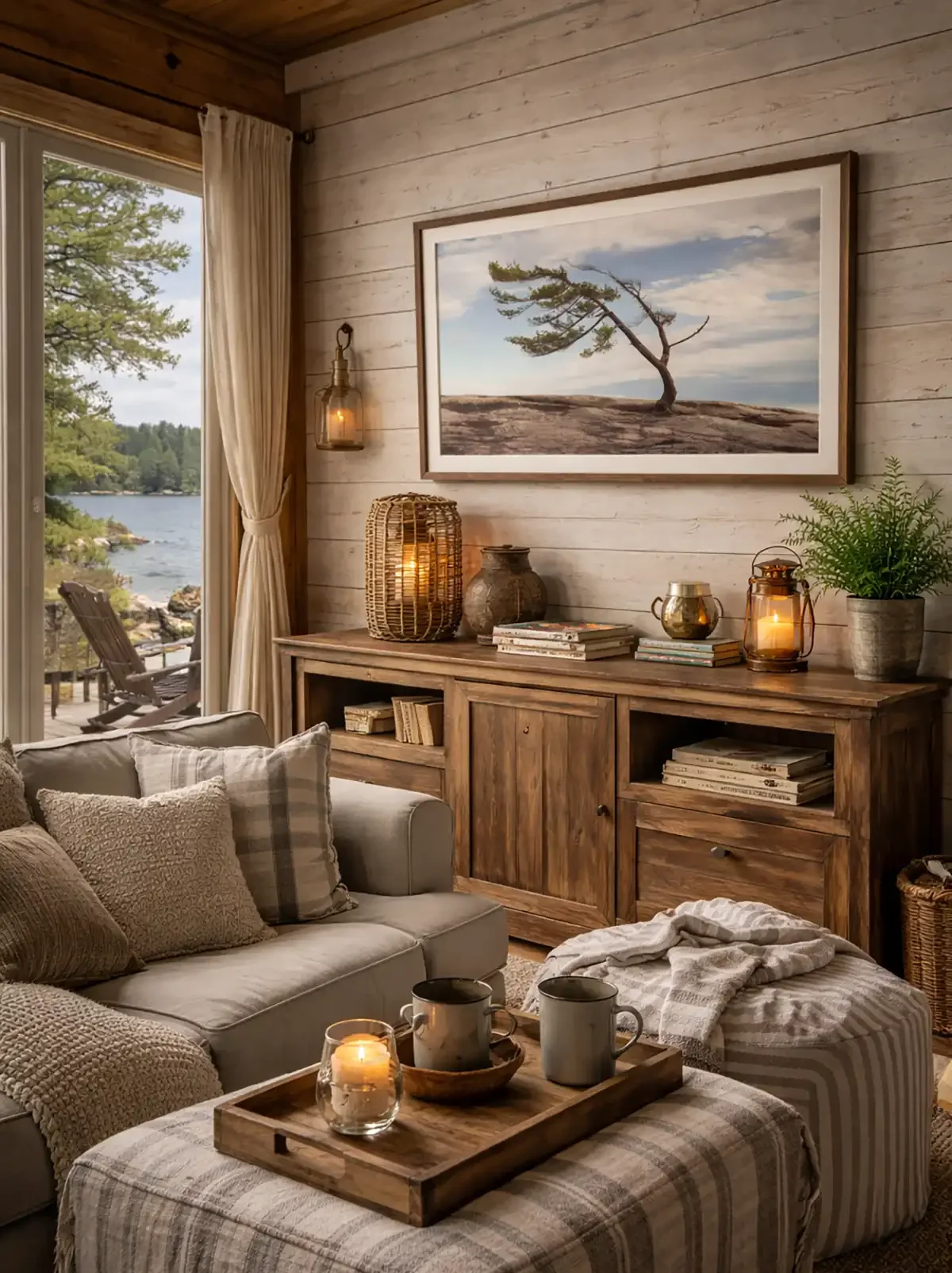 Muskoka Cottage Wall Art - Killbear Tree Print