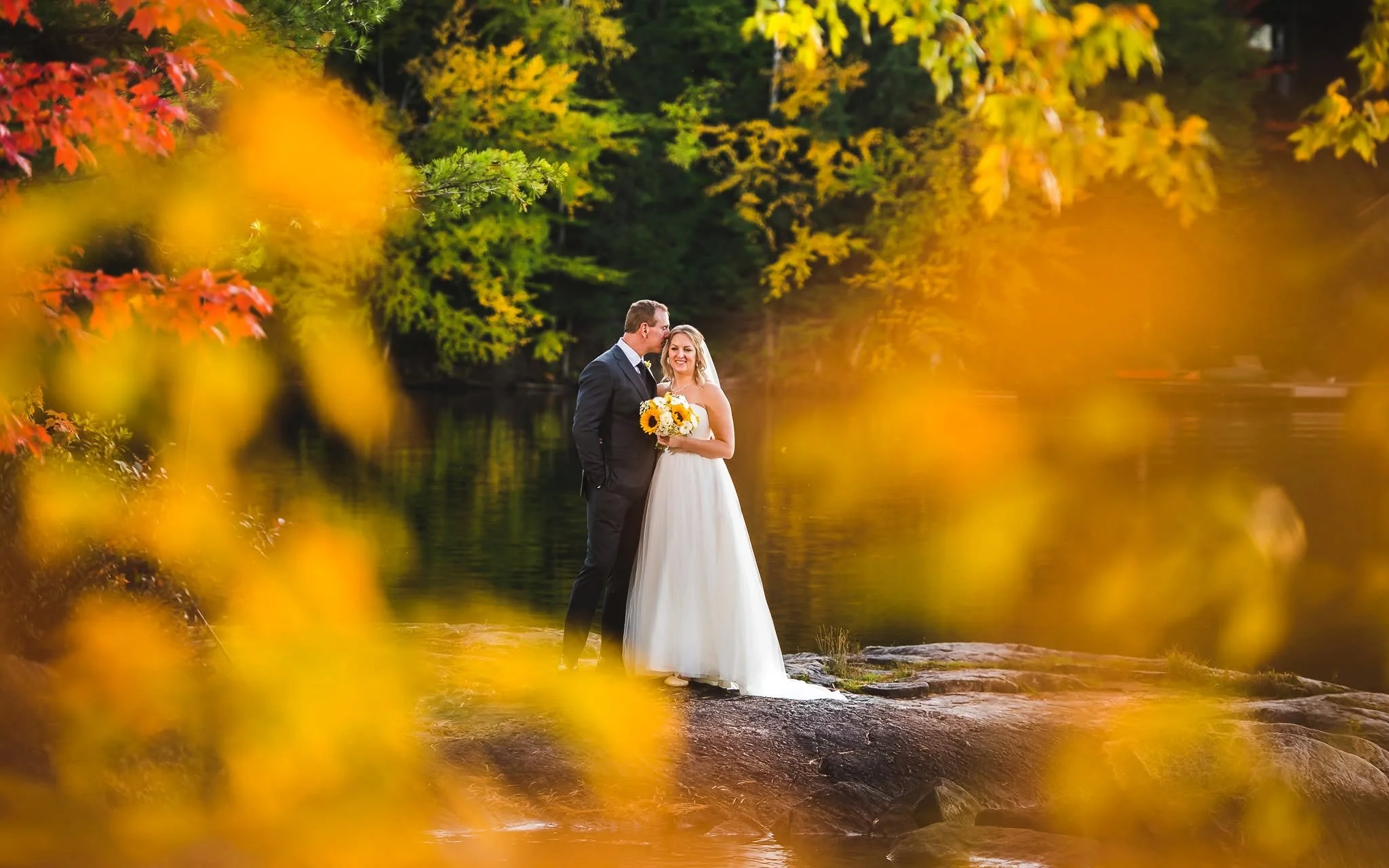 Fall Elopement Photo