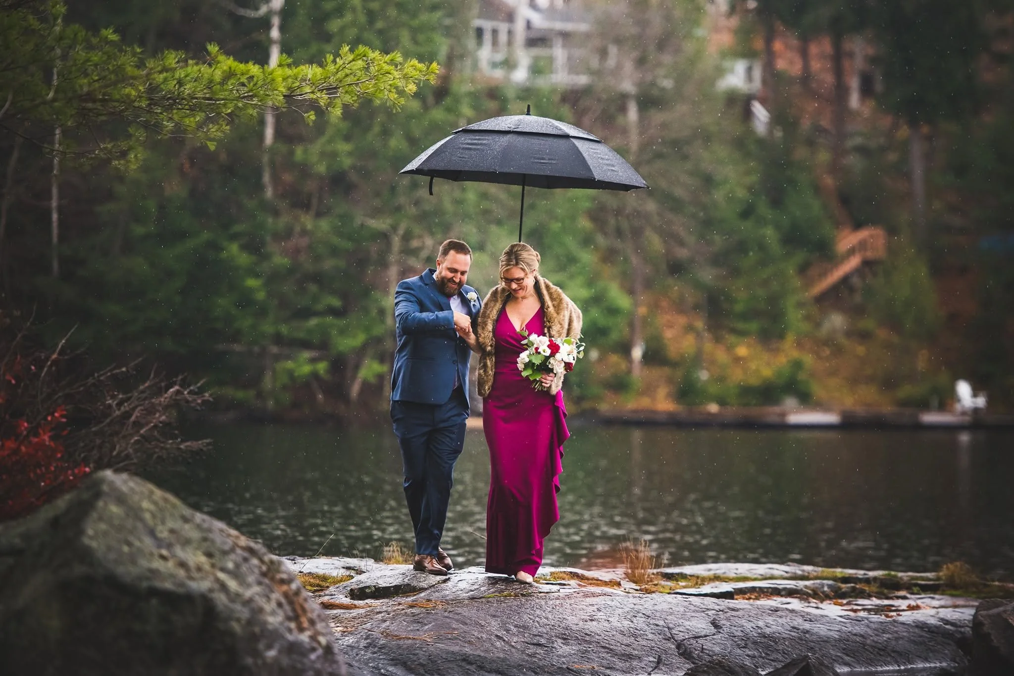 Rain Backup Plan for Elopement Wedding
