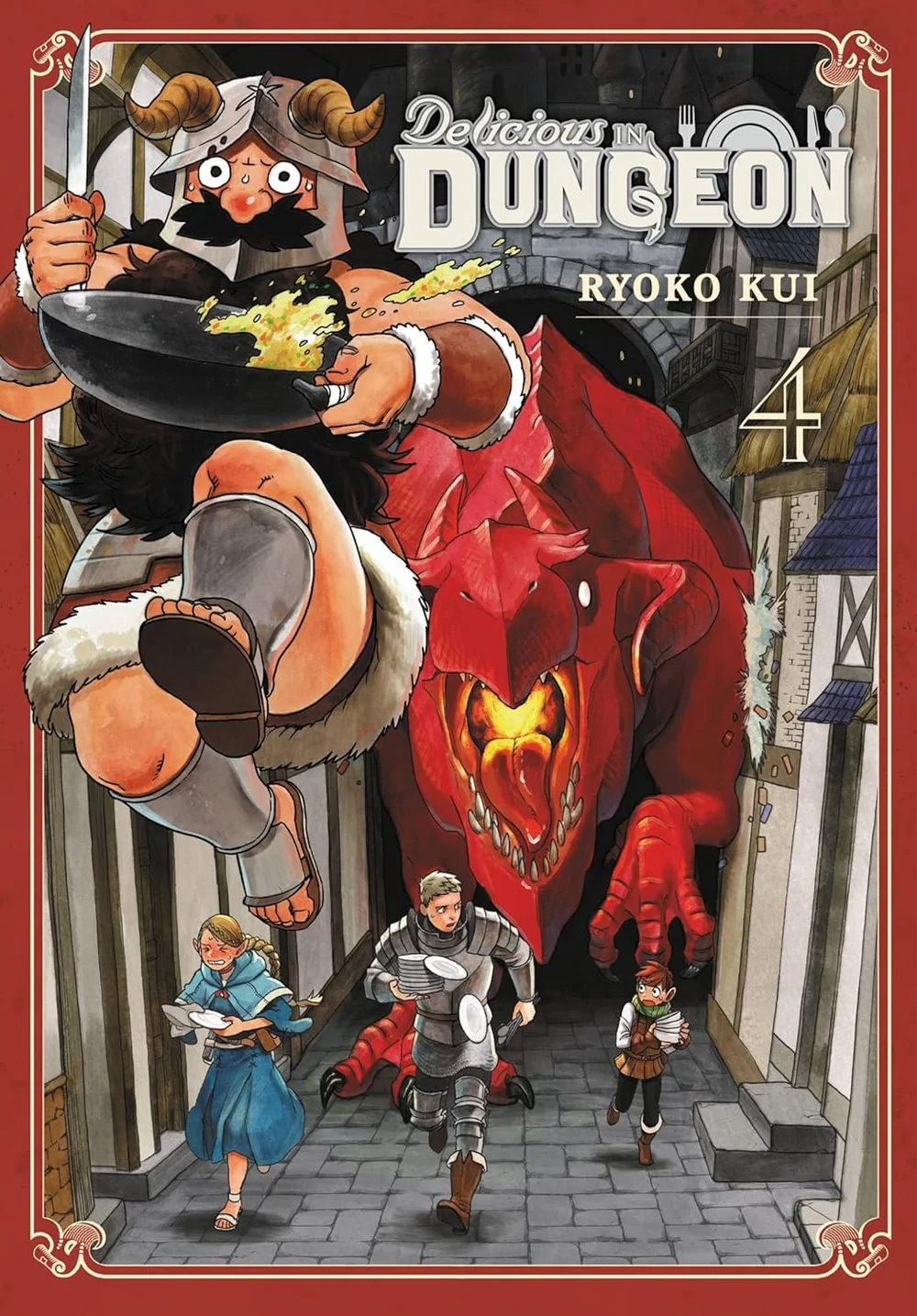 Delicious in Dungeon Vol. 4 | Dungeon Cooking Manga by Ryoko Kui