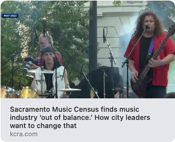 KCRA Sacramento Music Census finds music industry ‘out of balance.’ How city leaders want to change that