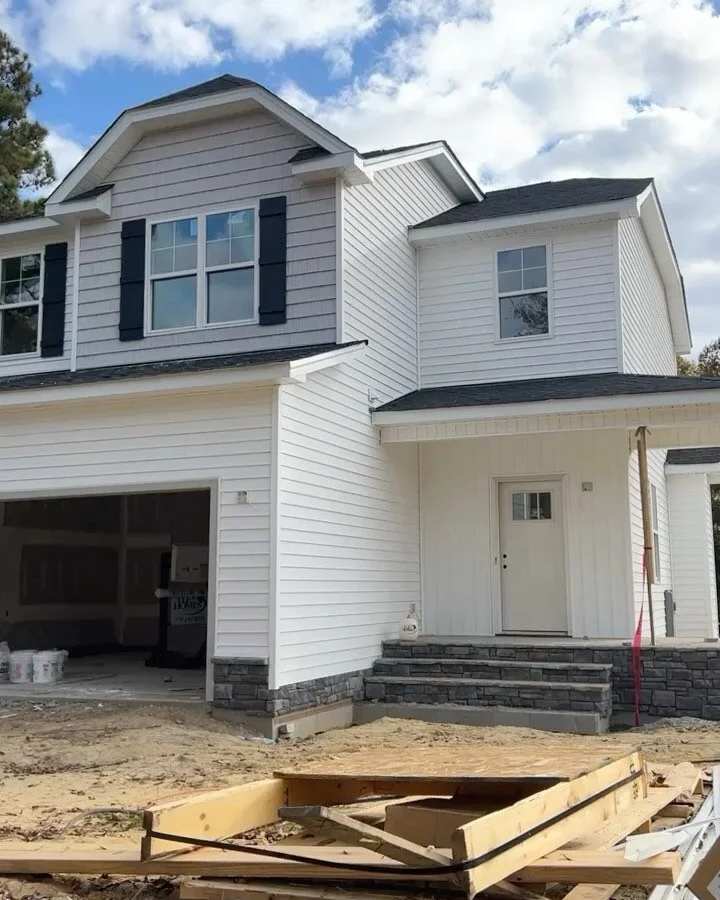 We&rsquo;re getting scary close to finishing the first set of houses in Four Oaks and starting the next set.👻🎃

#homebuilder #tlehomes #halloween #hauntedhouse