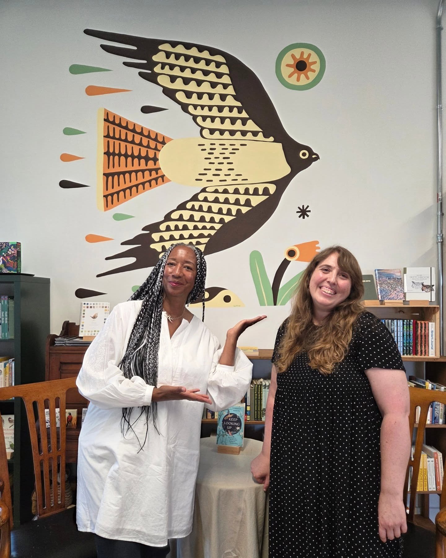 Thank you Lyzy of @buteobooks for having me last evening.
And thank you to those who were able to come out as well as those who sent along best wishes

I was so looking forward to discussing KLU with Lyzy -owner and steward of the bookstore. That sai