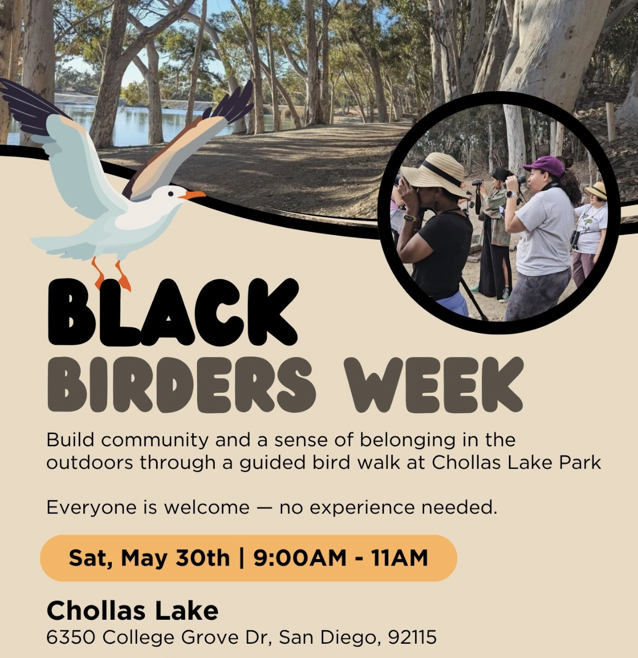 Black Birders Week at Chollas Lake, San Diego