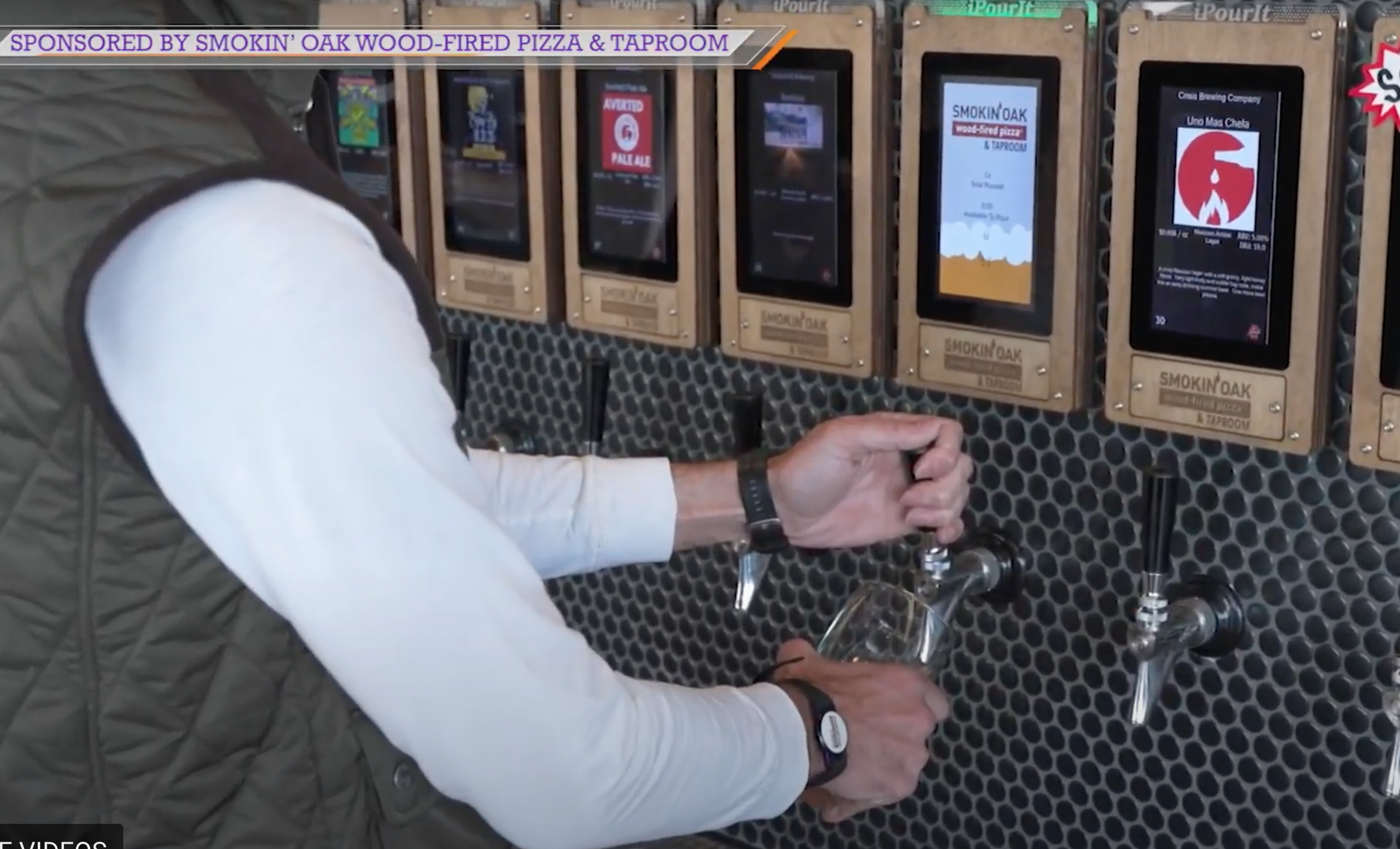 Smokin' Oak Great Pizza—Self-Serve TapWalls™