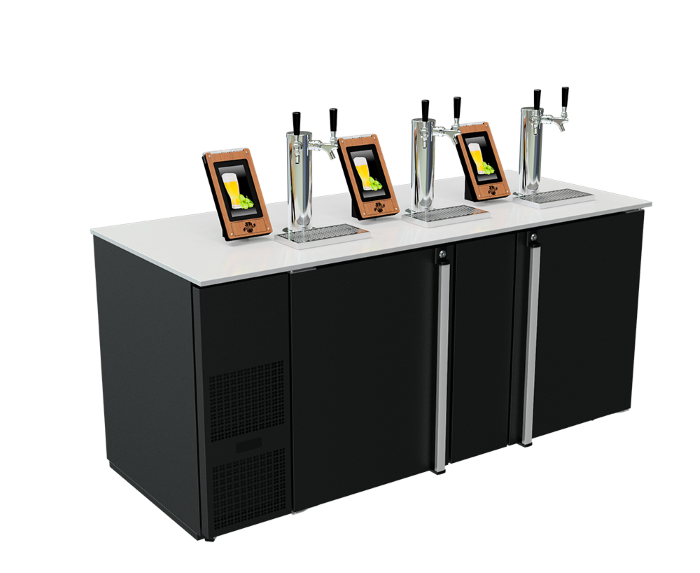 6-Tap Self-Serve Kiosks