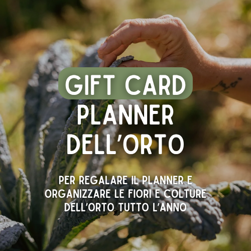 GIFT CARD - Planner dell'Orto