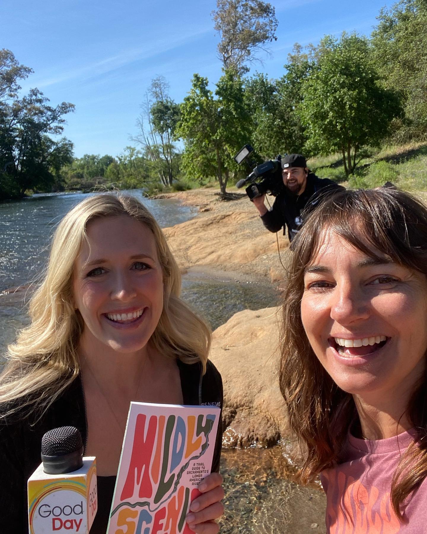 🎥This morning I had the absolute pleasure of showing @mollyriehl around the Lower American River for a segment on @gooddaysac called &ldquo;Molly&rsquo;s Riehl Adventures.&rdquo; Isn&rsquo;t that the best name?!

🏃🏽&zwj;♀️Throughout the morning, M