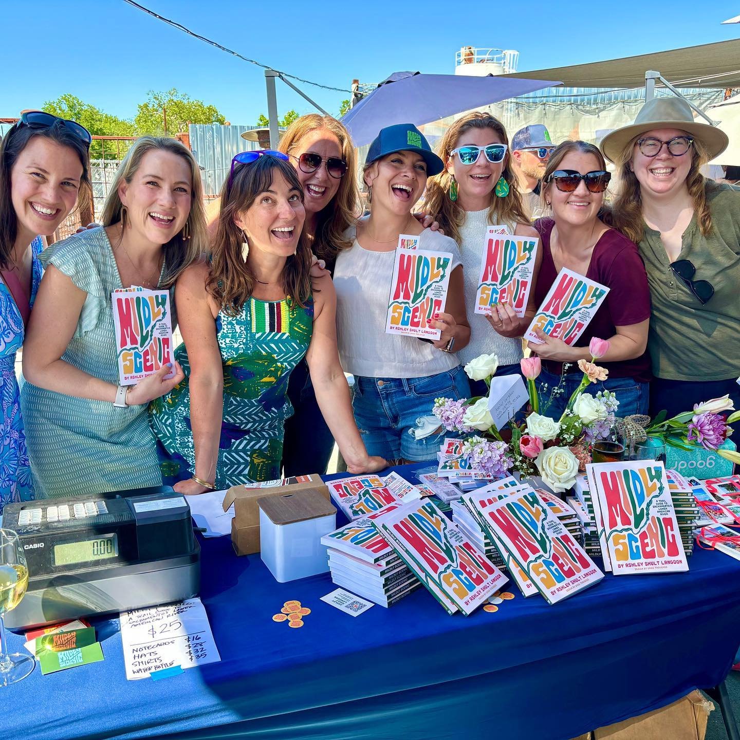 Could you tell I had an absolute blast yesterday at my Mildly Scenic Launch Party?

For three hours I signed books and connected with an entire community of folks who came down from the foothills, up from the Bay Area, and from within the diverse and