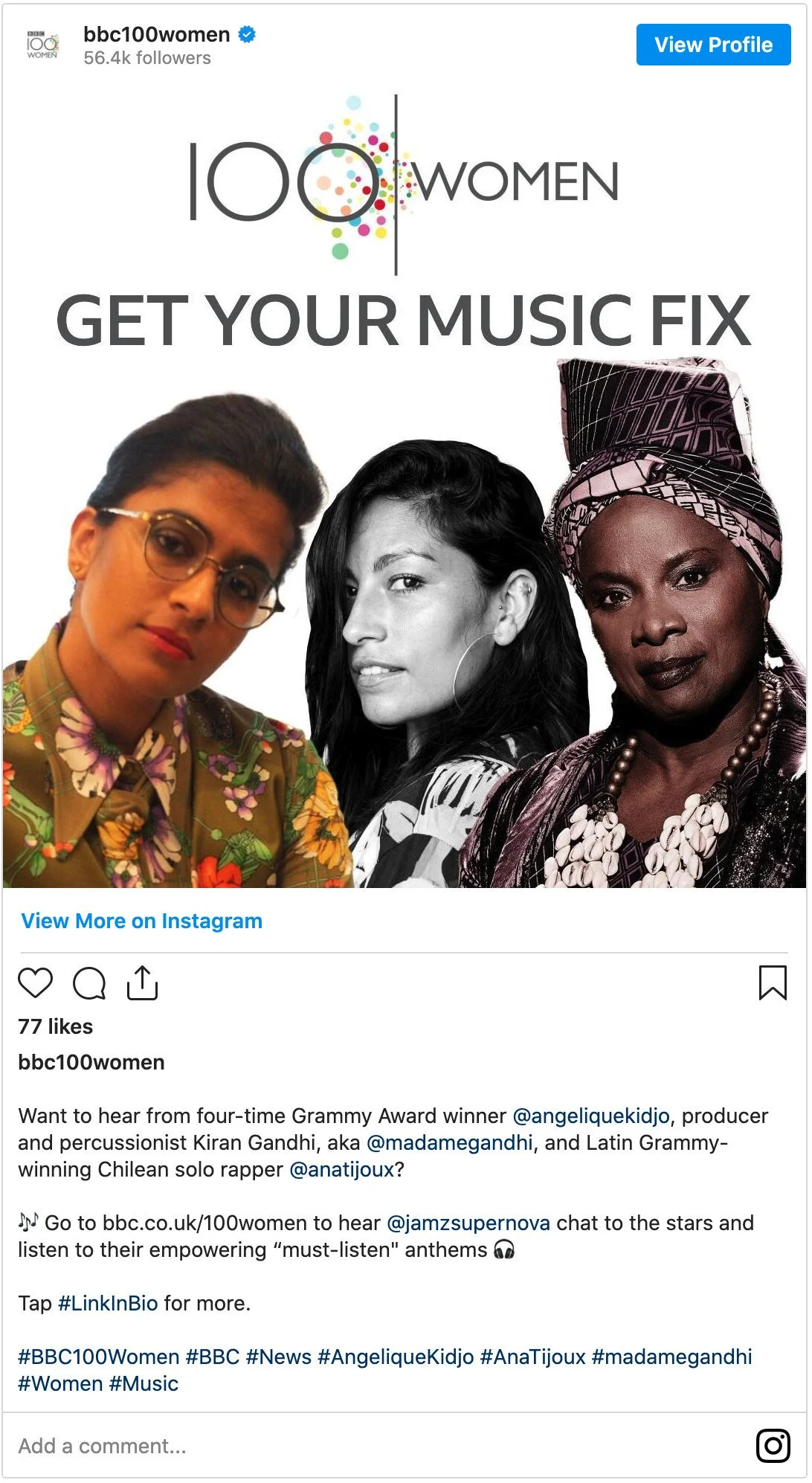 Angelique Kidjo — Angelique Kidjo is included in the BBC list of the ...