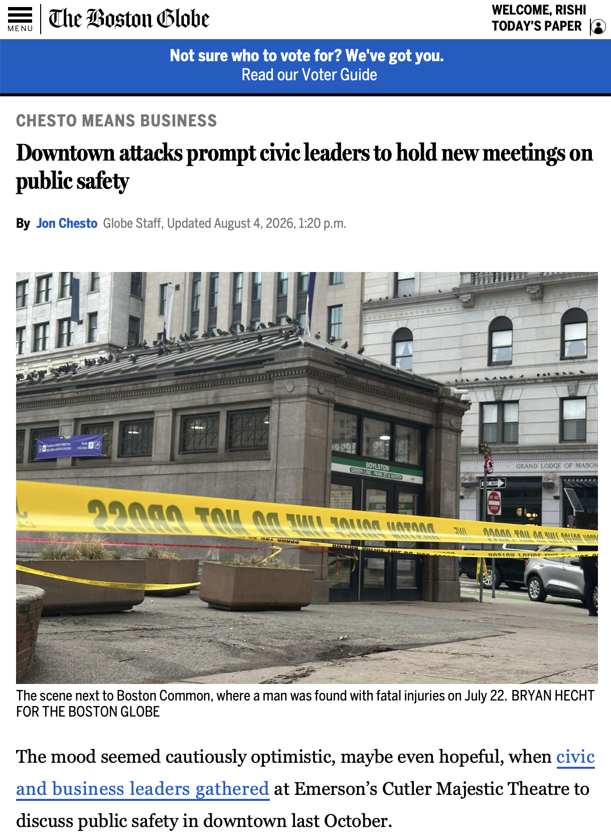 Downtown attacks prompt civic leaders to hold new meetings on public safety