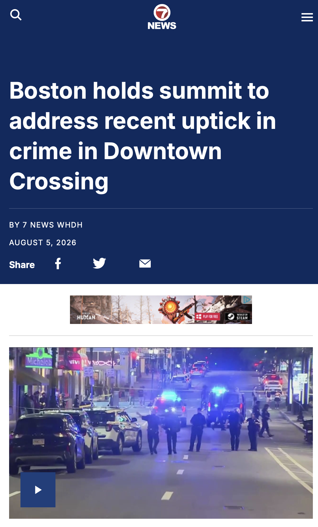 Boston holds summit to address recent uptick in crime in Downtown Crossing