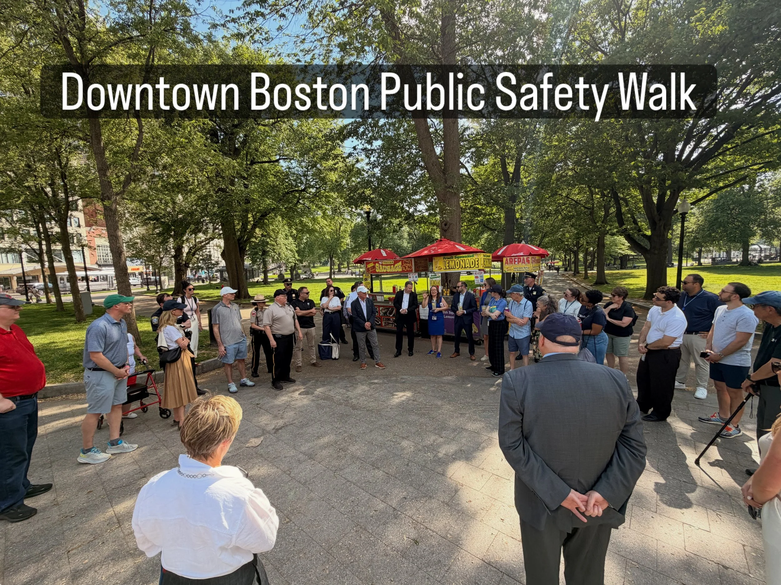 Thanks to @edforboston and @bostonpolice A-1 for co-hosting the Downtown Boston Public Safety Walk along with the Downtown Boston Neighborhood Association. It was great to be joined by so many of our elected officials, city agency leaders, community 