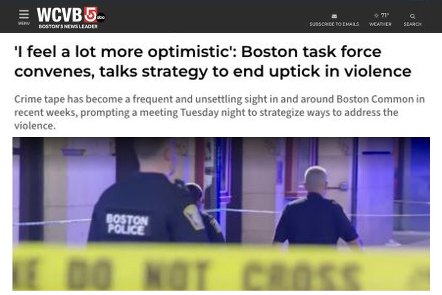 ‘I feel a lot more optimistic’: Boston task force convenes, talks strategy to end uptick in violence