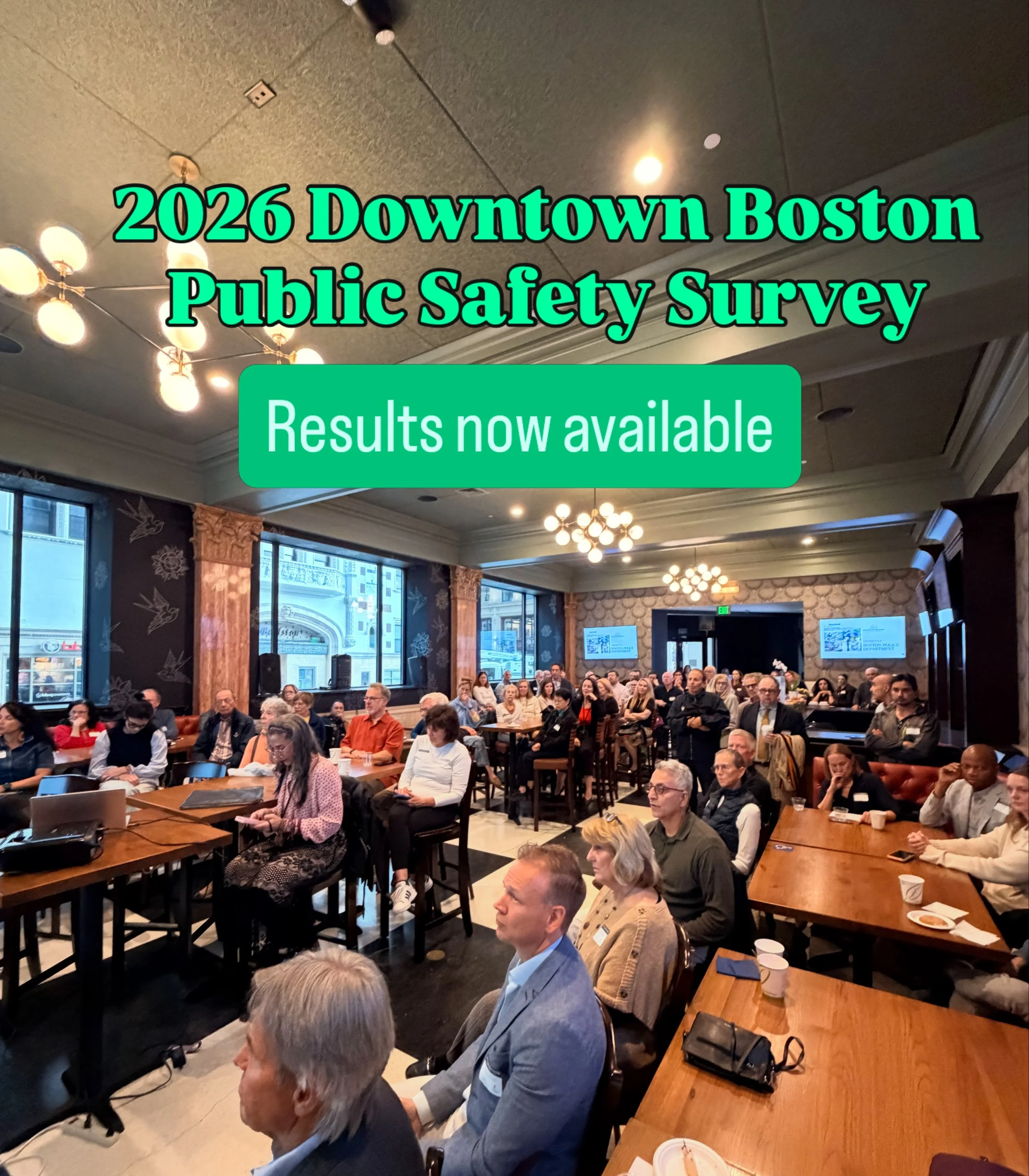 Thank you to everyone who joined us at Wednesday&rsquo;s Downtown Boston Neighborhood Association meeting &mdash; more than 125 residents, public officials, and community partners came together to share updates and discuss issues affecting Downtown.

