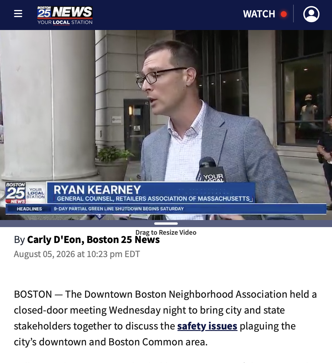 City leaders hold meeting to discuss safety issues in downtown Boston