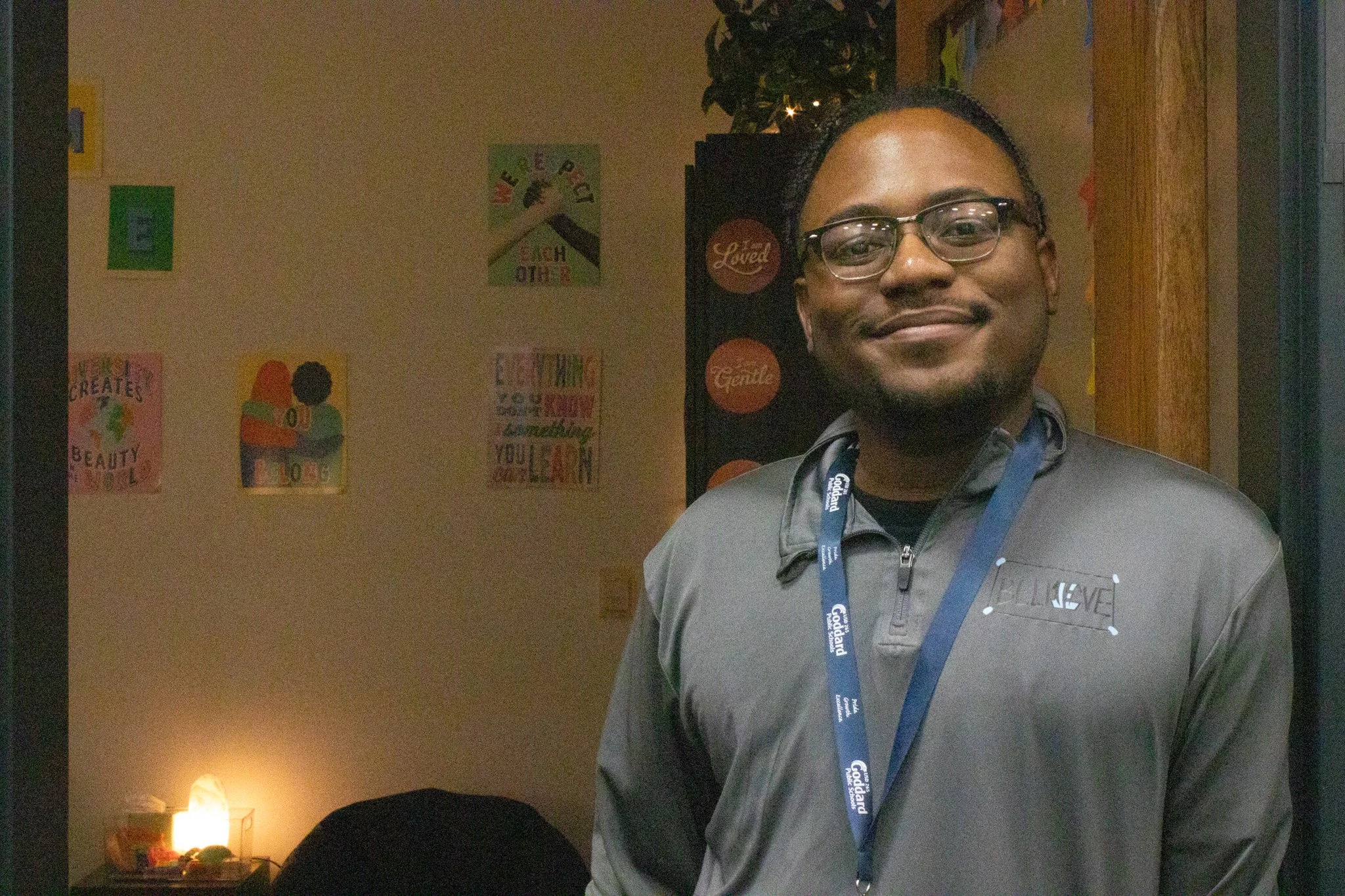 Staff spotlight: Neiman Thompson, Eisenhower High School’s new social worker
