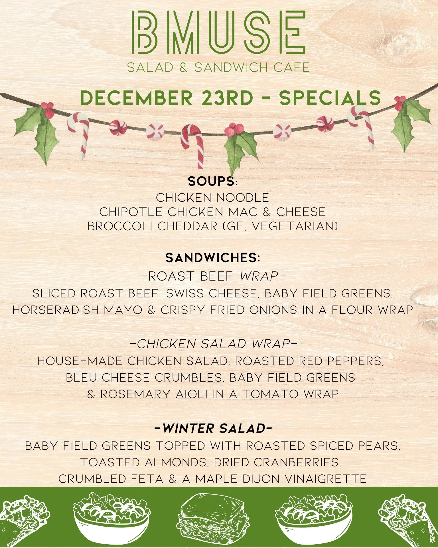 We&rsquo;re open 10a-3p on this amazing Tuesday!  Stop by &amp; enjoy one of our tasty soups, salads or sandwiches for lunch.

Order online at bit.ly/BMuseCafe
Call 203.265.1400
Visit 665 N Colony Rd, Wallingford 
.
.
.
.

#ctfoodie #foodofct #luncht