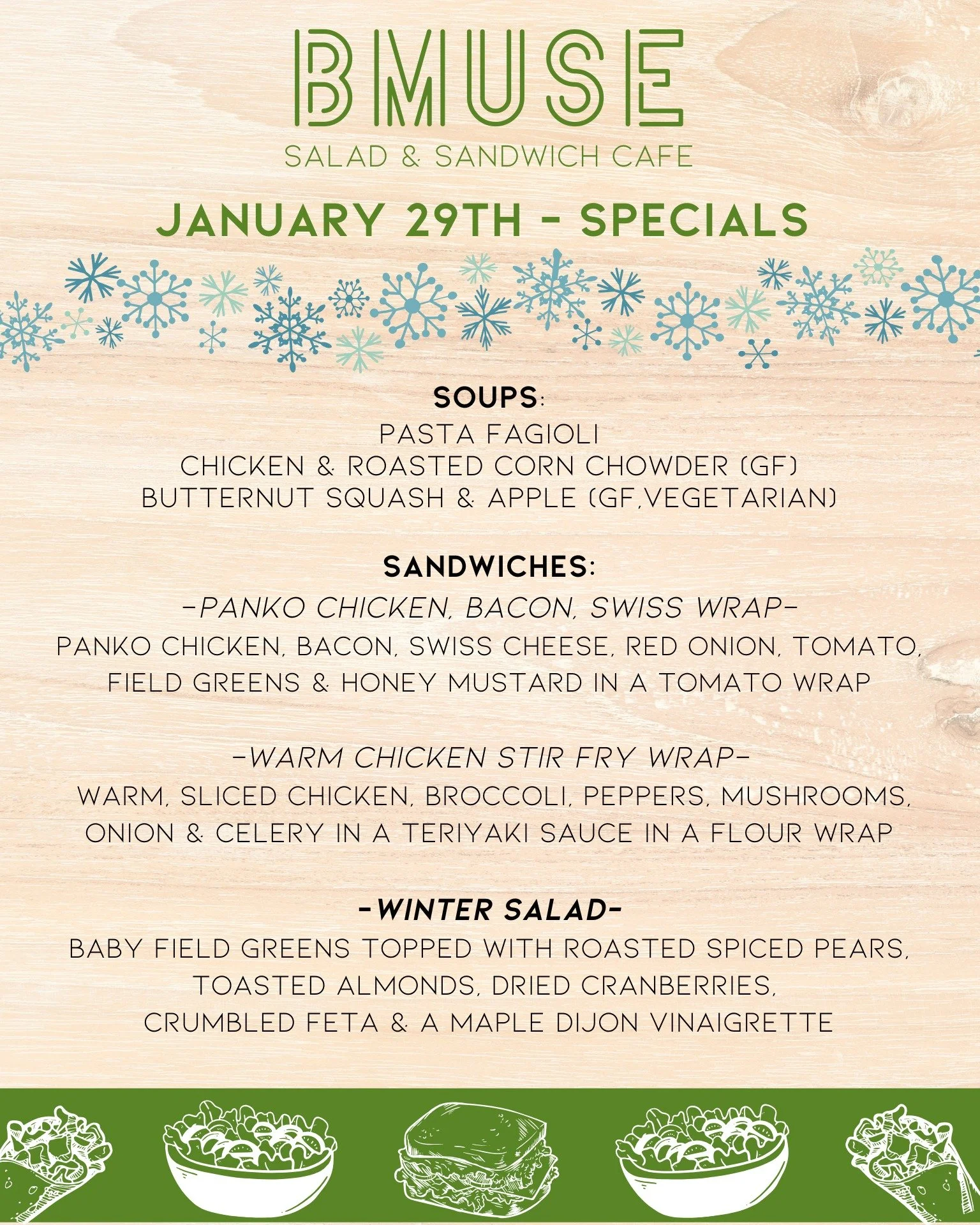 Happy Thursday Morning!! We&rsquo;re open 10a-3p for lunch, stop by &amp; enjoy one of our tasty soups,
 salads or sandwiches.

Order online at bit.ly/BMuseCafe
Call 203.265.1400
Visit 665 N Colony Rd, Wallingford 
.
.
.
.

#ctfoodie #foodofct #lunch