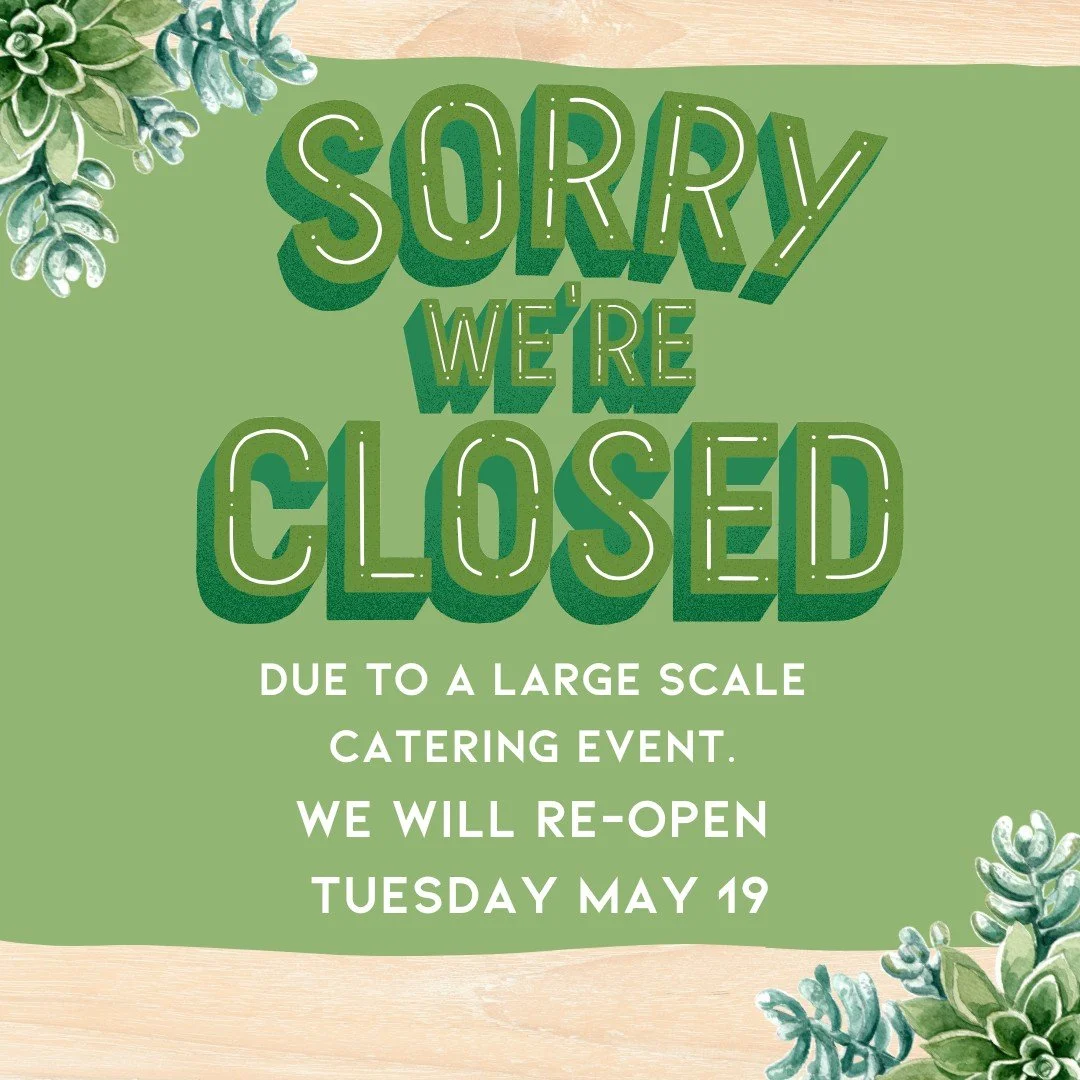 We apologize in advance for any inconvenience, the cafe will be closed today. 
Reopening tomorrow 10a for all your lunch needs.  Hope to see you then!!

Call 203.265.1400
Visit 665 N Colony Rd, Wallingford 
.
.
.
.

#ctfoodie #foodofct #lunchtime #ct