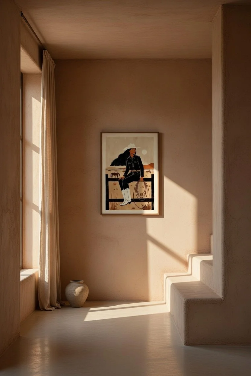 Prairie Raven - Framed Western Art Work