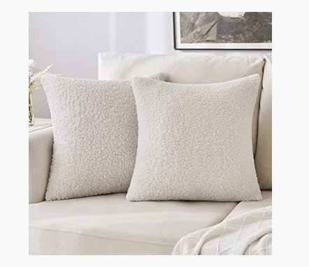 Faux Fur Throw Pillows