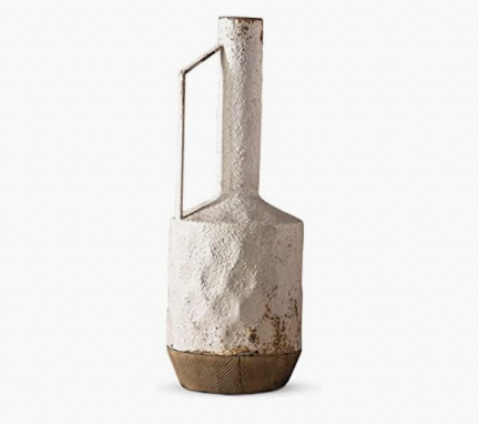 Iron and Wood Vase