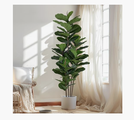 Faux Fiddle Leaf Tree