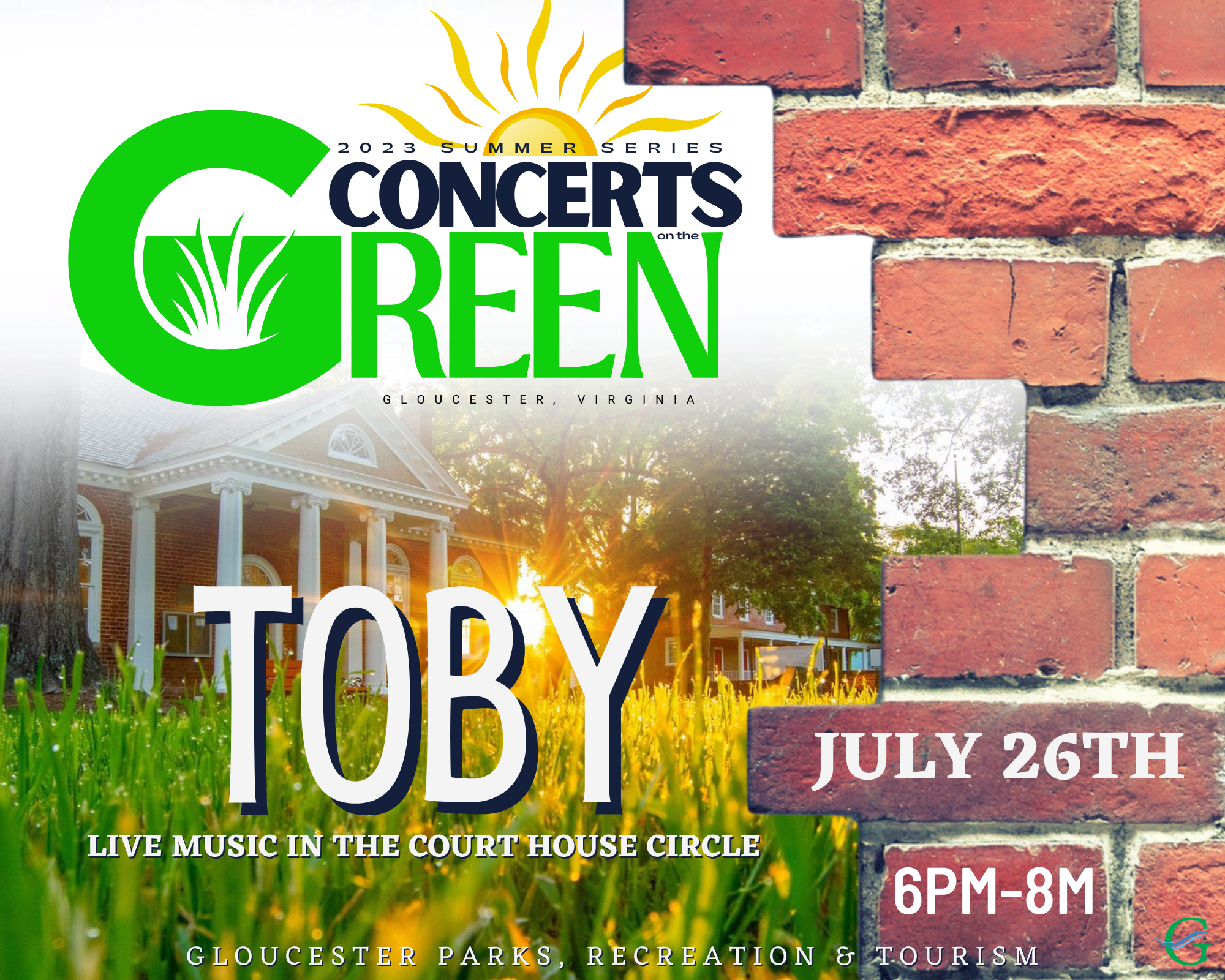 Concerts On The Green- Summer Series — Gloucester County, VA