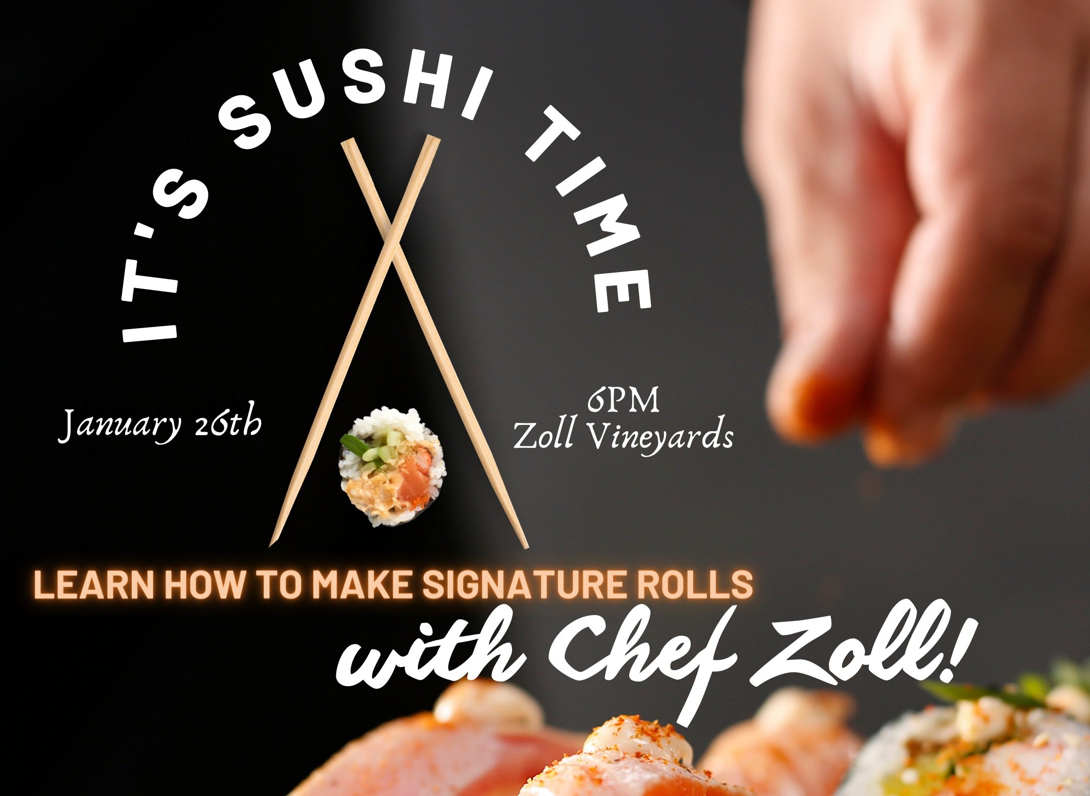 Sushi Class with Chef Zoll
