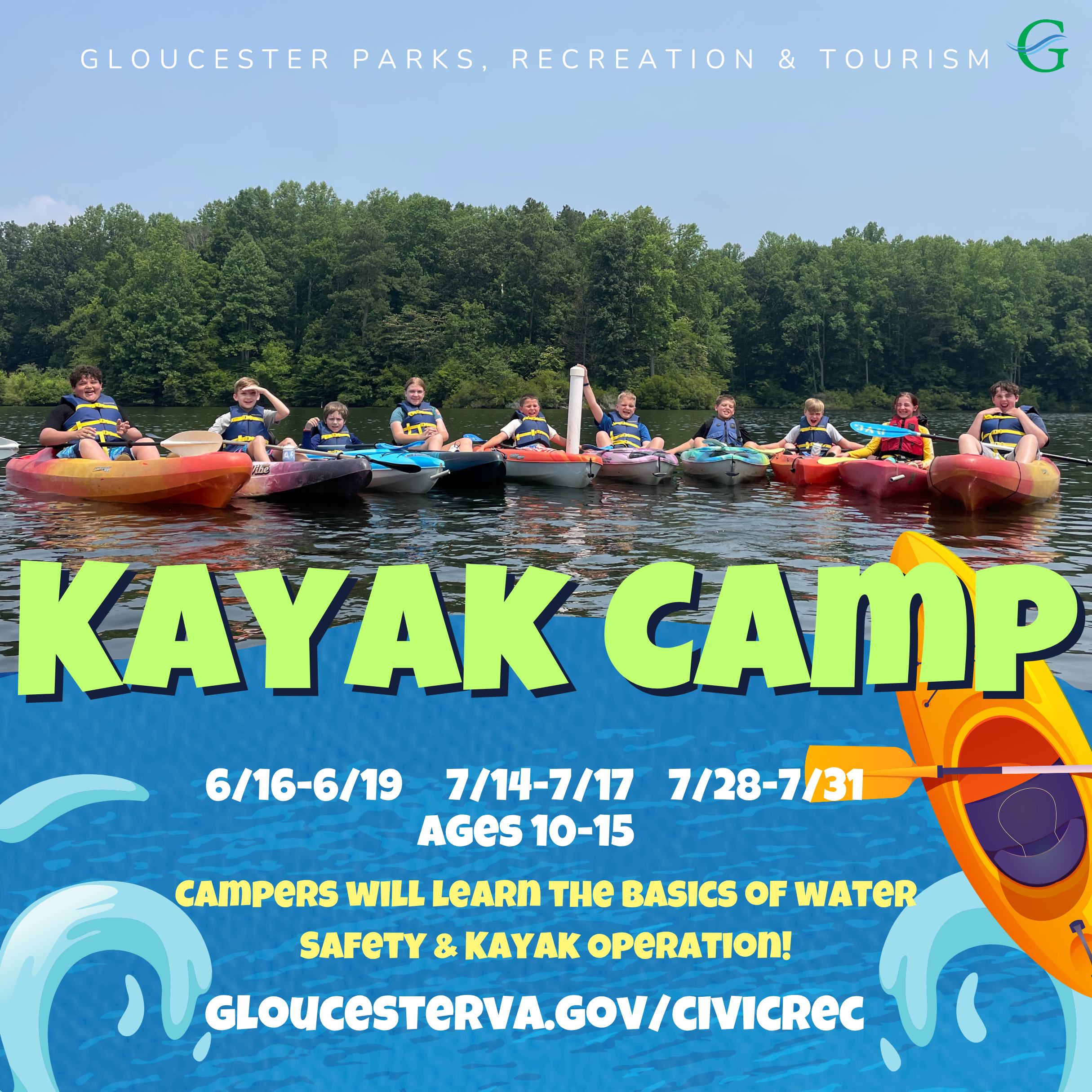 Kayak Adventure Camp