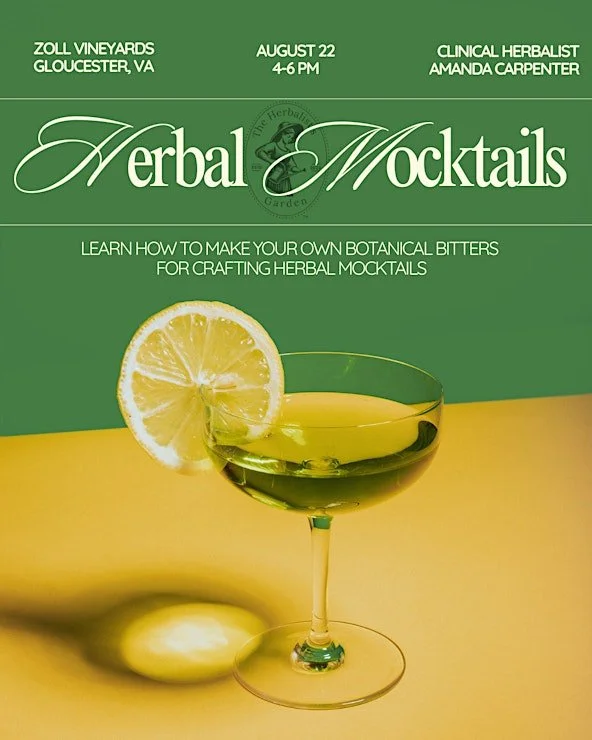 The Herbalist's Garden Presents Herbal Mocktails at Zoll Vineyards