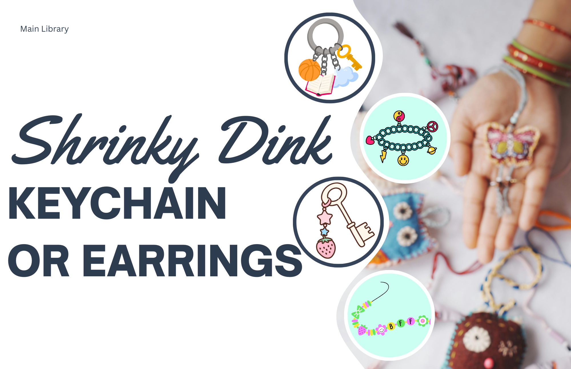 Shrinky Dink Keychain or Earrings