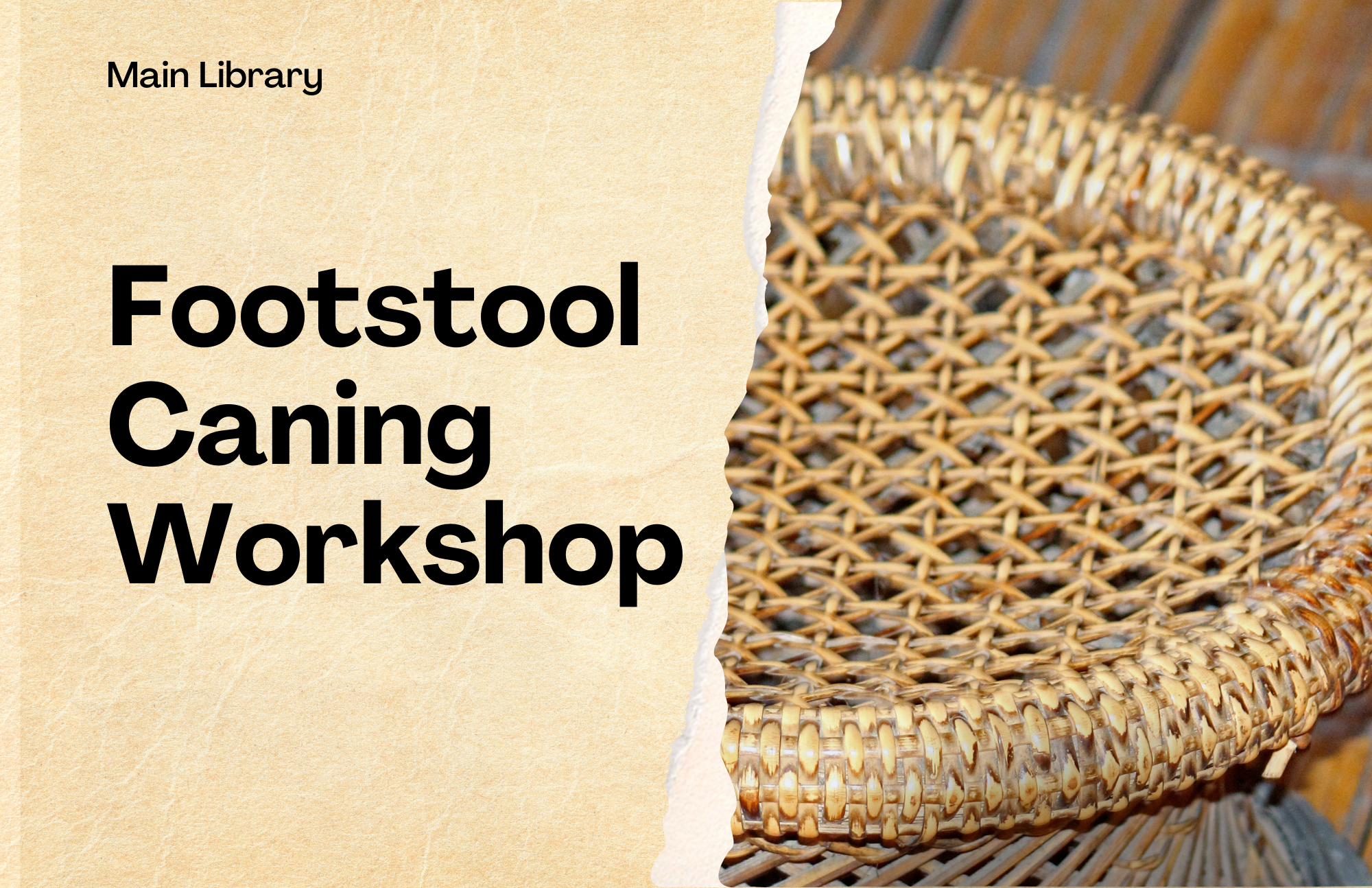 Footstool Caning Workshop