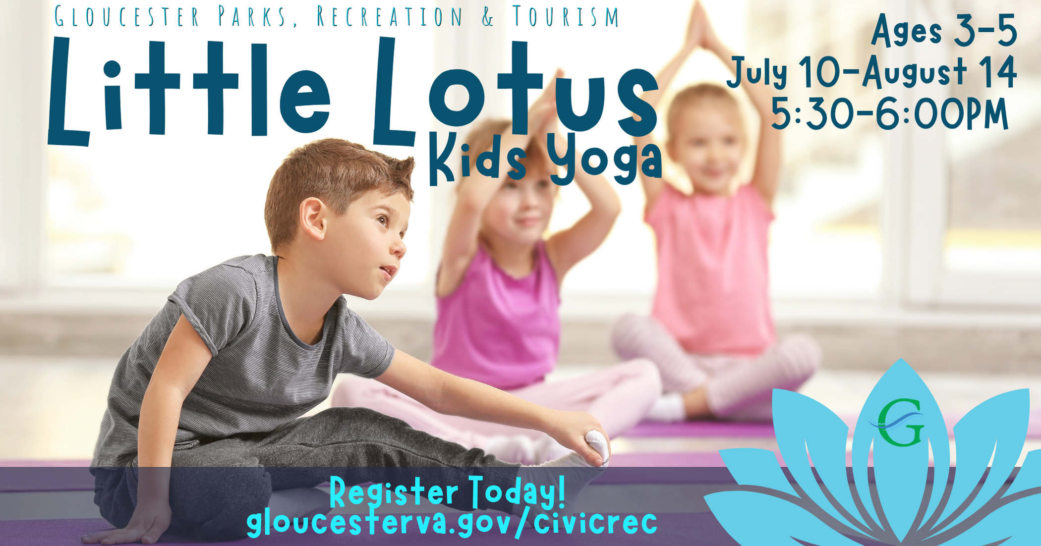 Little Lotus Kids Yoga (Ages 3-5)