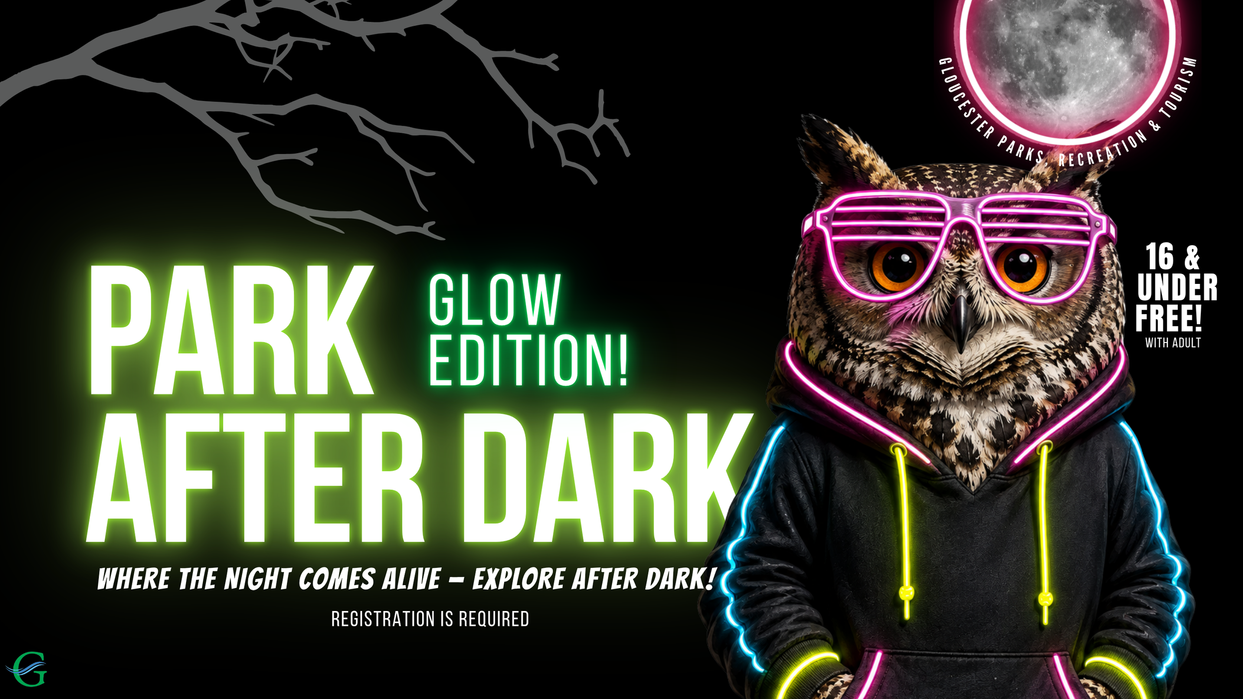 Spooky GLO Park After Dark