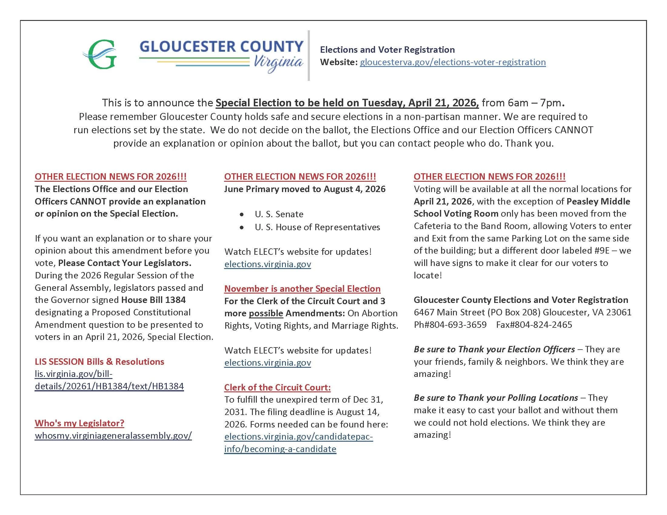 election information page 2