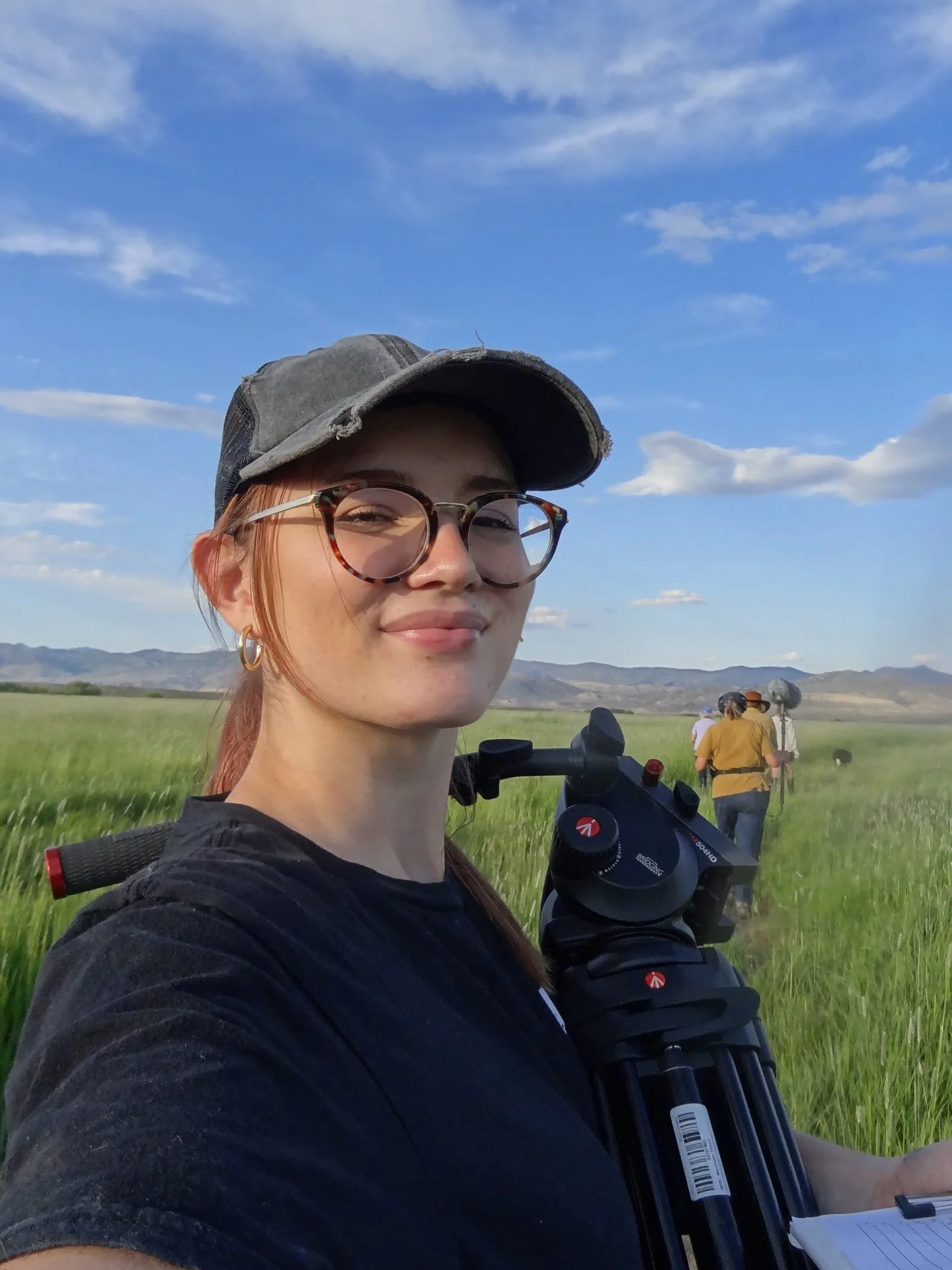 in colorado &amp; wyoming filming a documentary with @brooklynbeetle and @itsjuliagolonka 

experiencing a chunk of ranching and the beauty of farming, nature, and the cowboy community was truly a life changing experience - thank you to those who ope
