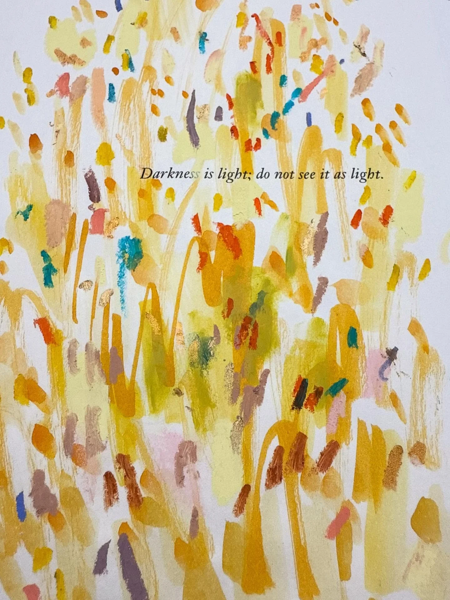 From a series spanning decades now, Epigraph Epitaph. This one, 2025. Oil pastel melts my butter lately.