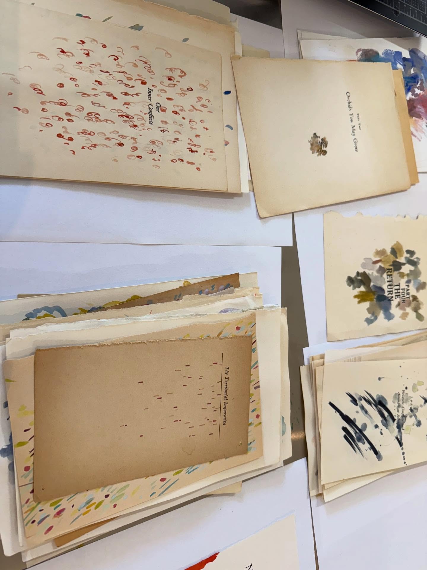 Gonna get back to these guys tomorrow. 
The title of the series is Epitaph Epigraph, based on a quote from Raymond Pettibon I read 20 years ago (I think?). It&rsquo;s weird how time flies. Some of these books are fifty years old, older than me.