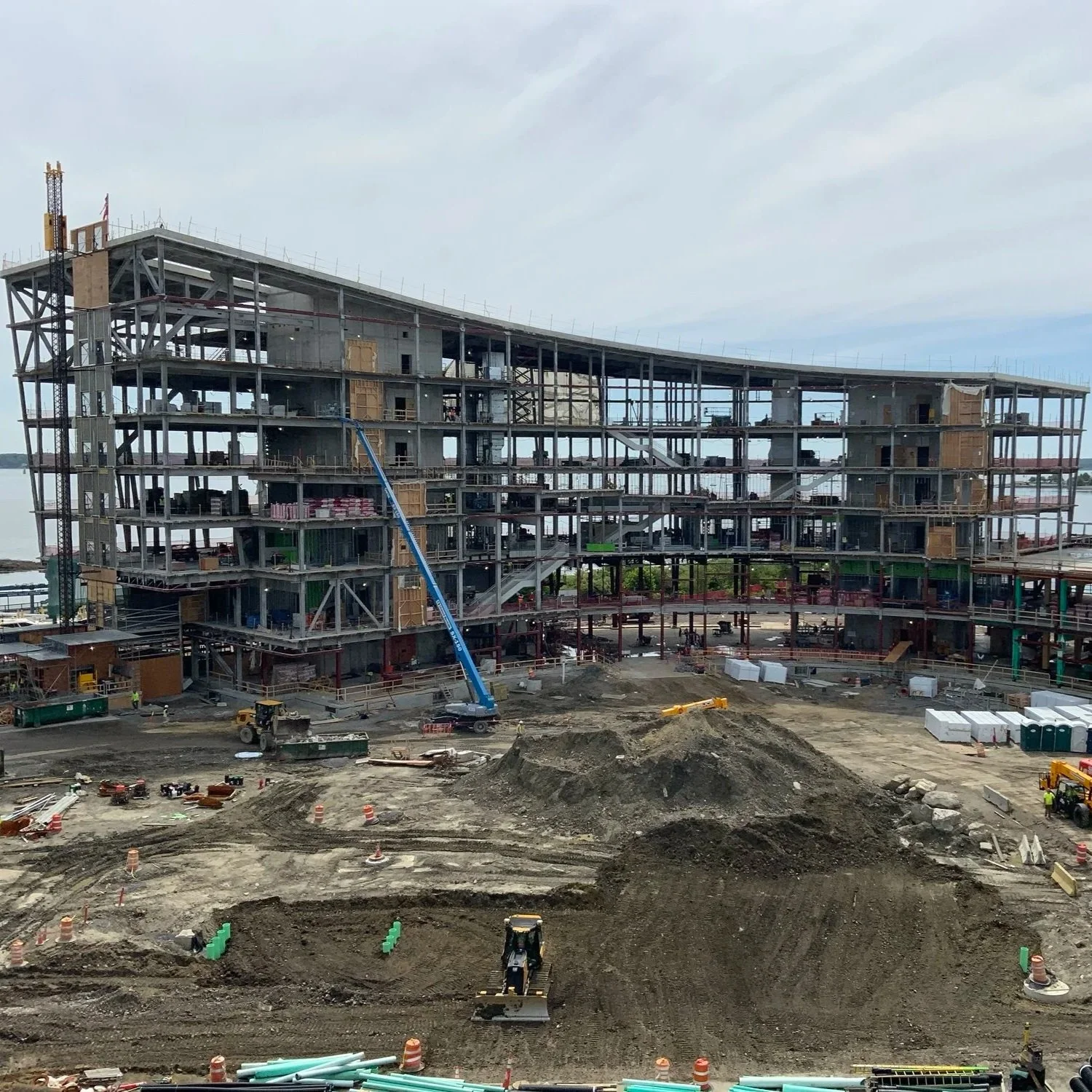 Northeastern University’s Portland Campus, home of the Roux Institute - Construction Tour #2