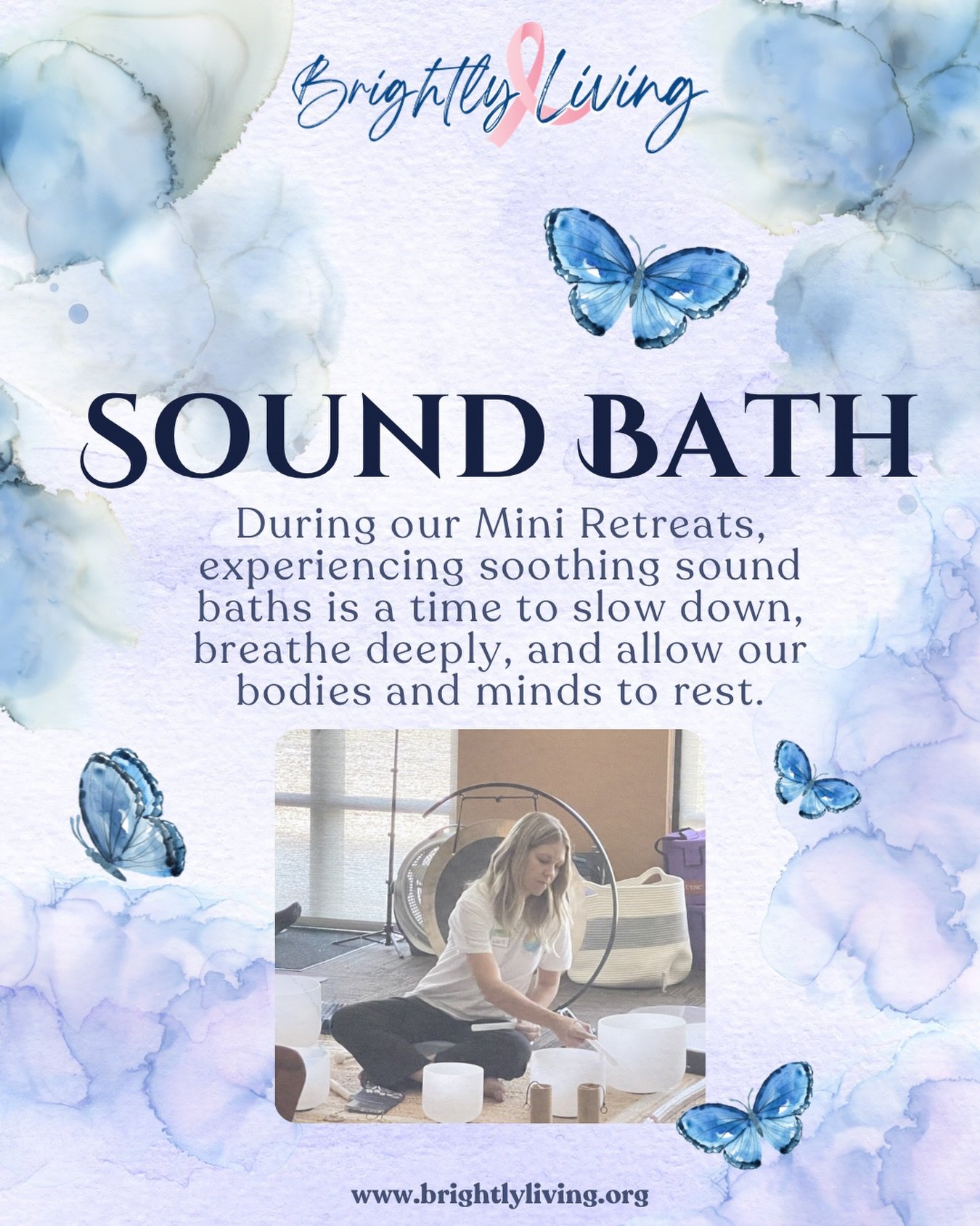 One of the most beautiful moments at our Mini Retreats is our sound bath experience. It&rsquo;s a time to slow down, breathe deeply, and allow our bodies and minds to rest.

For women who have been through so much, moments like these remind us how im
