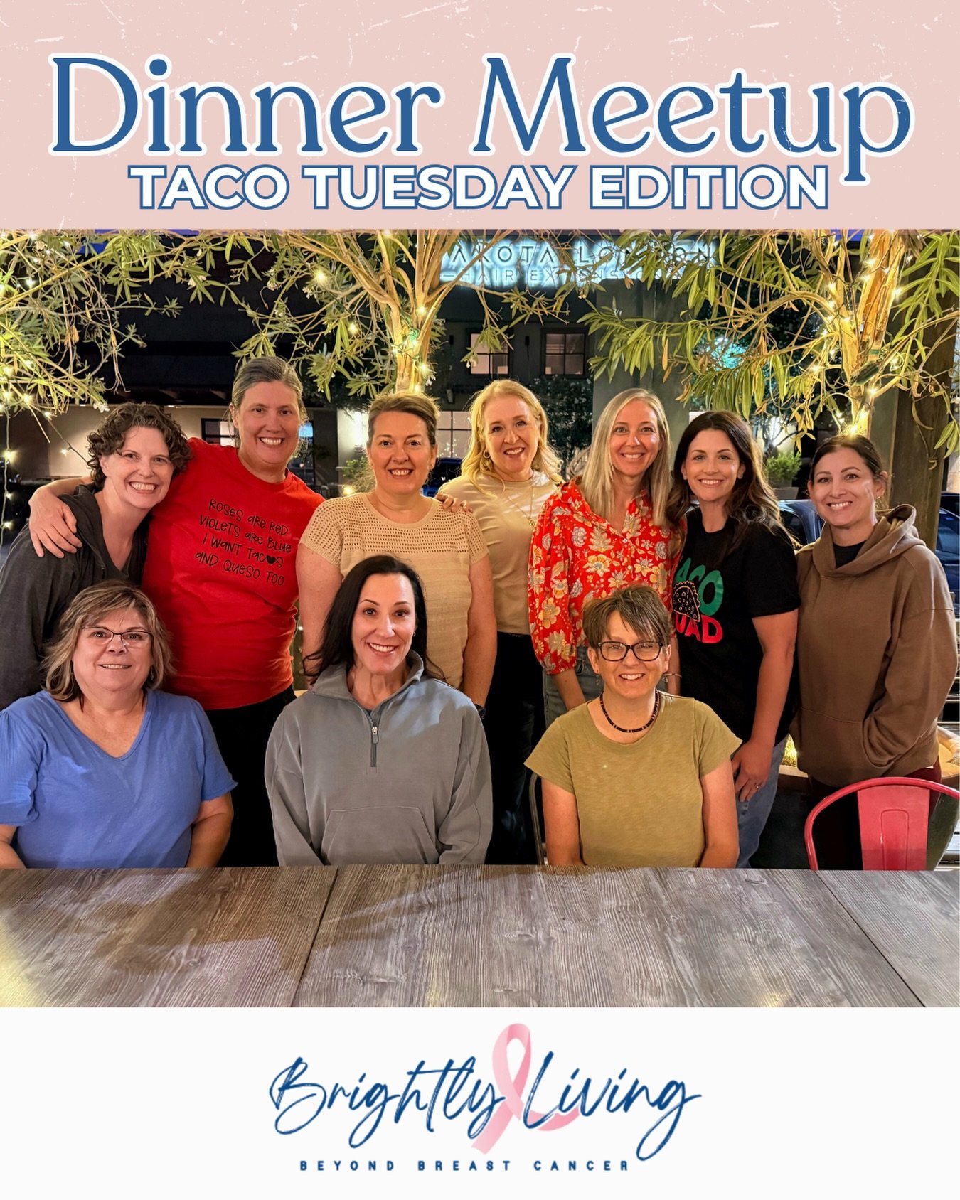 If you&rsquo;ve been thinking about coming, this is your sign. 💕

Our Brightly Living dinner meet ups are more than just a meal. It&rsquo;s a chance to sit and gather around a table where you don&rsquo;t have to explain yourself to the woman sitting