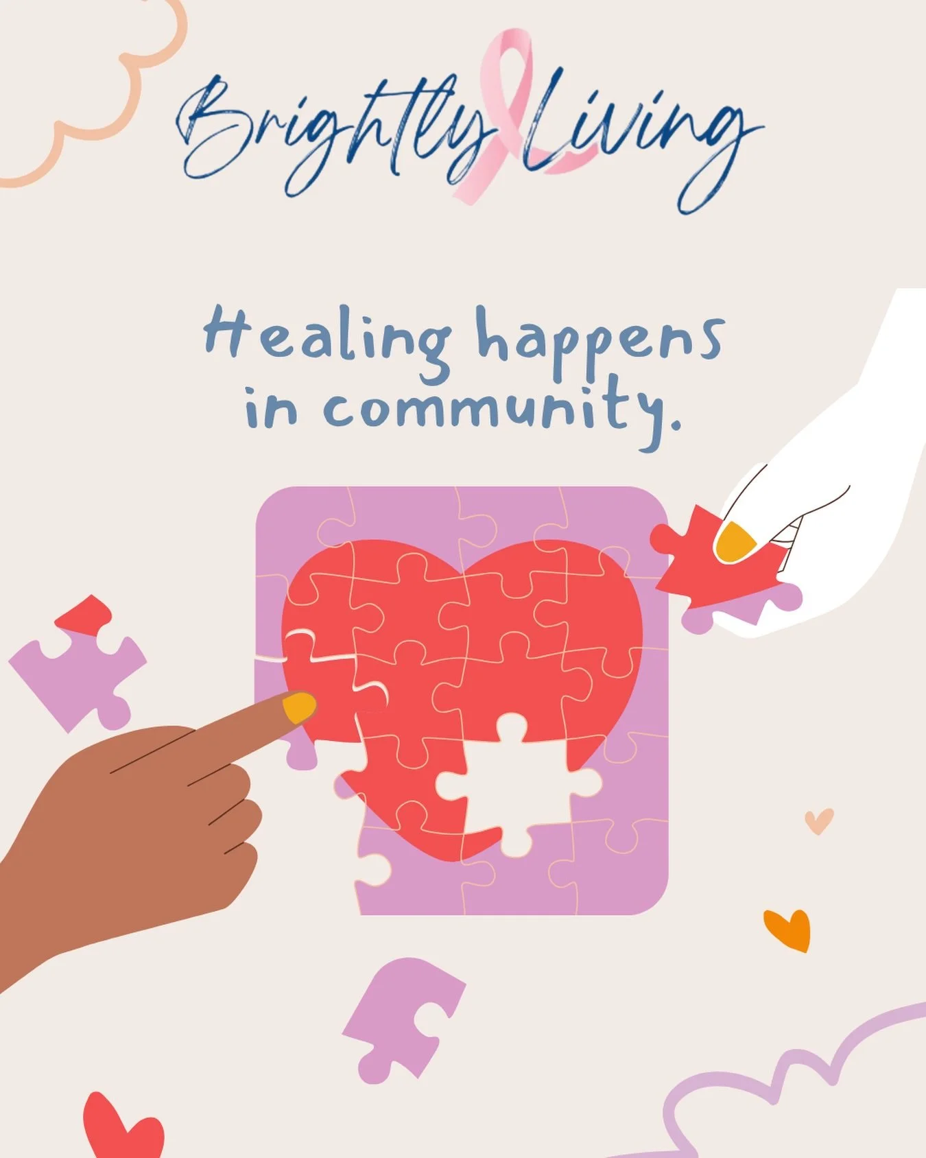 I recently listened to a podcast by Mel Robbins about friendships and deeper human connection. One thing that really stood out to me was the idea that a healthy life includes three important parts:
💪🏼Physical health-our bodies
🧠Mental health-our m
